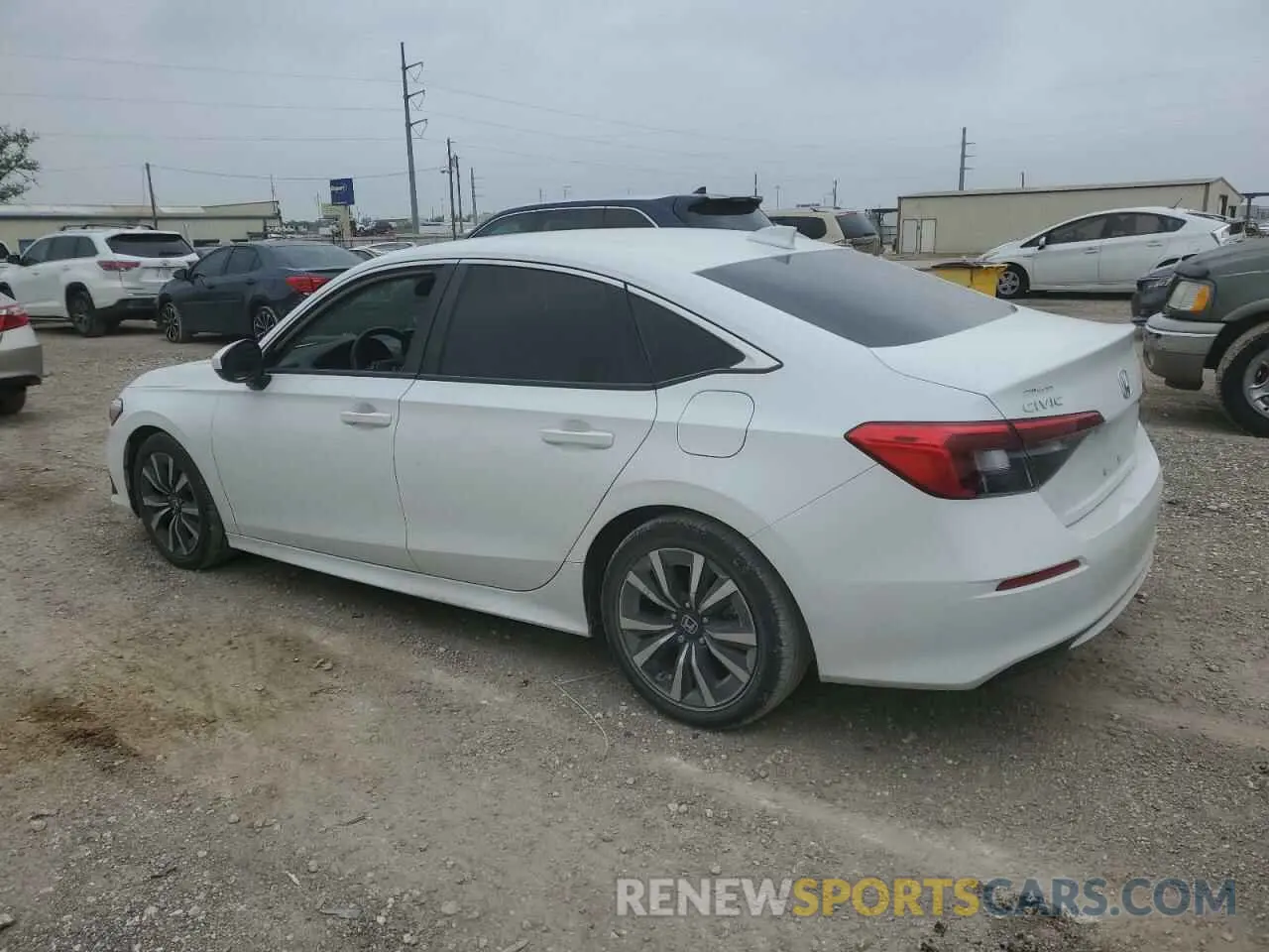 2 fotografías del automóvil dañado 2HGFE1F75PH303627 HONDA CIVIC 2023