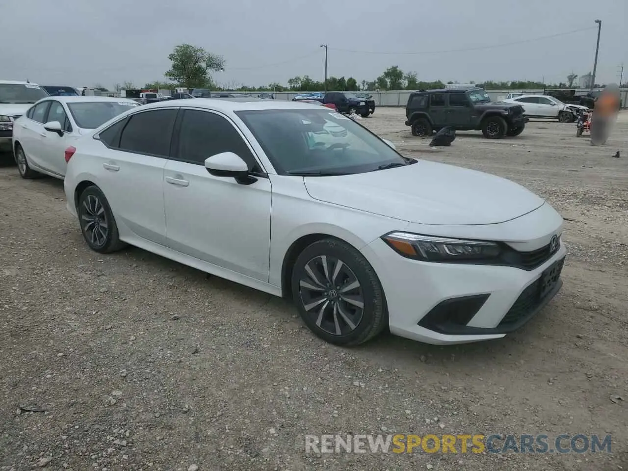 4 fotografías del automóvil dañado 2HGFE1F75PH303627 HONDA CIVIC 2023