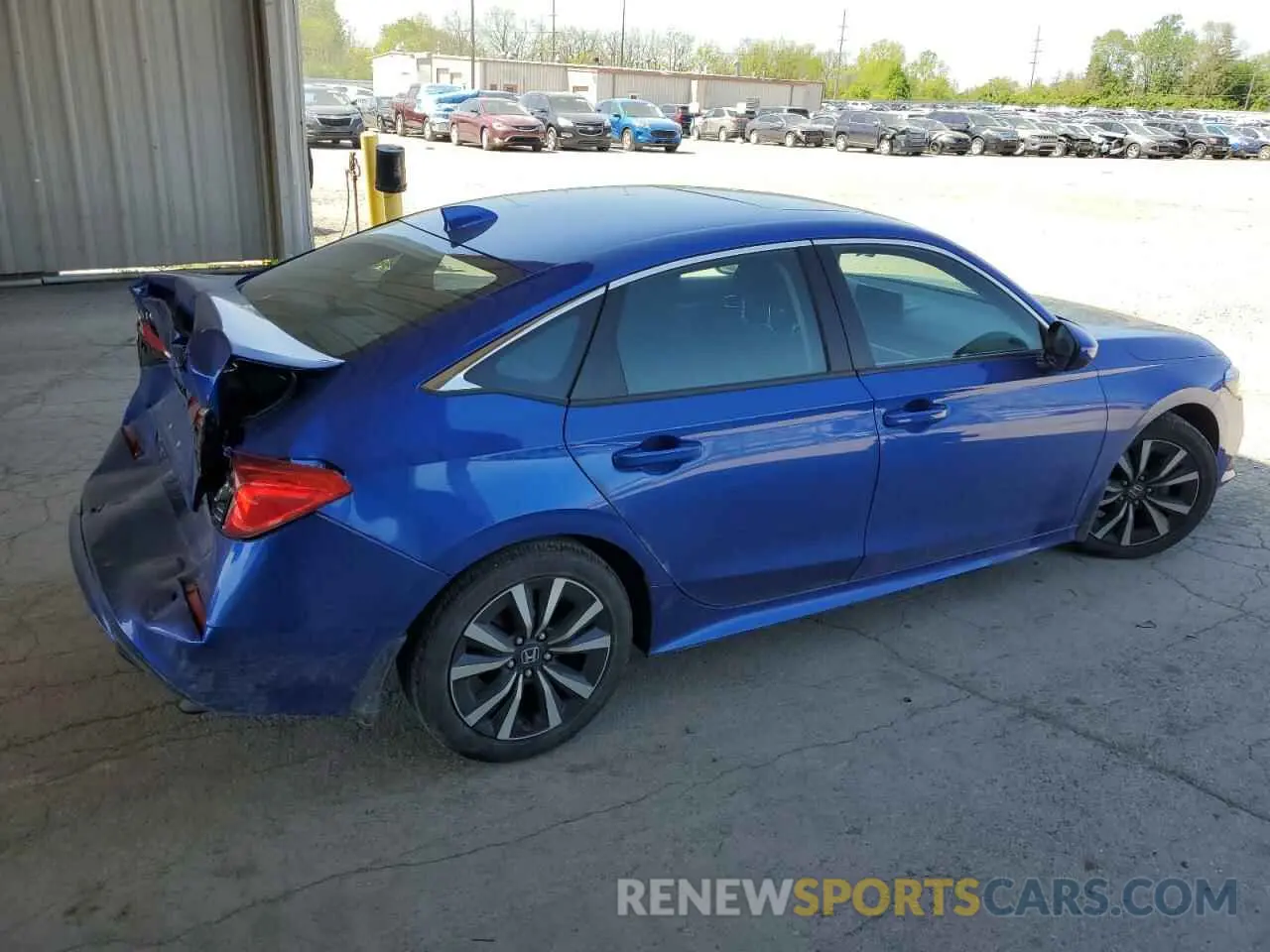 3 fotografías del automóvil dañado 2HGFE1F77PH309204 HONDA CIVIC 2023