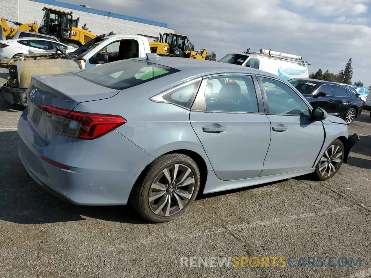 3 fotografías del automóvil dañado 2HGFE1F77PH322020 HONDA CIVIC 2023