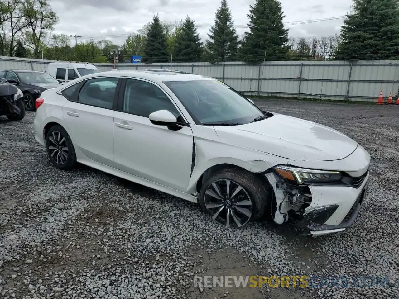 4 fotografías del automóvil dañado 2HGFE1F79PH309141 HONDA CIVIC 2023