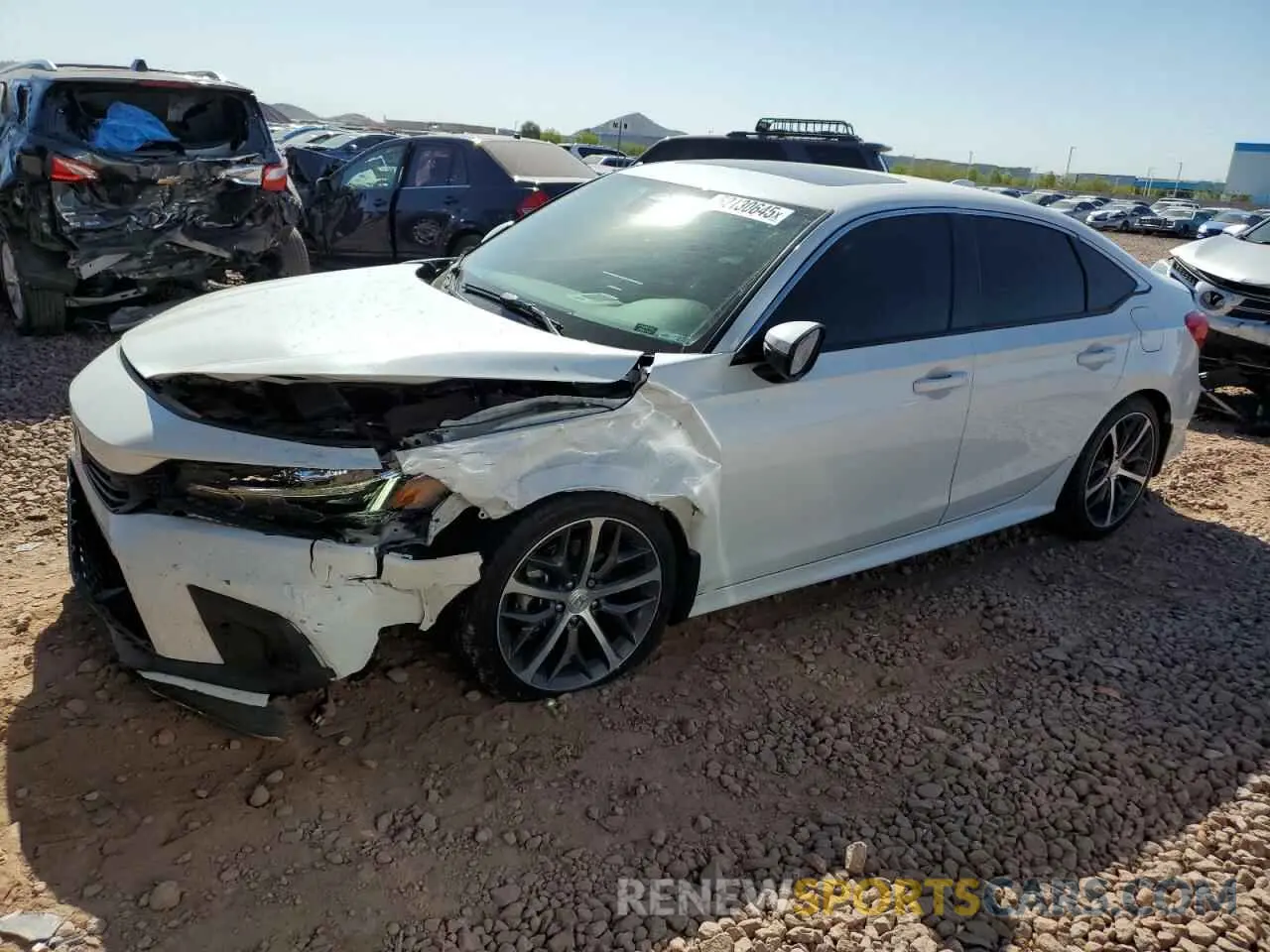 1 fotografías del automóvil dañado 2HGFE1F90PH321292 HONDA CIVIC 2023