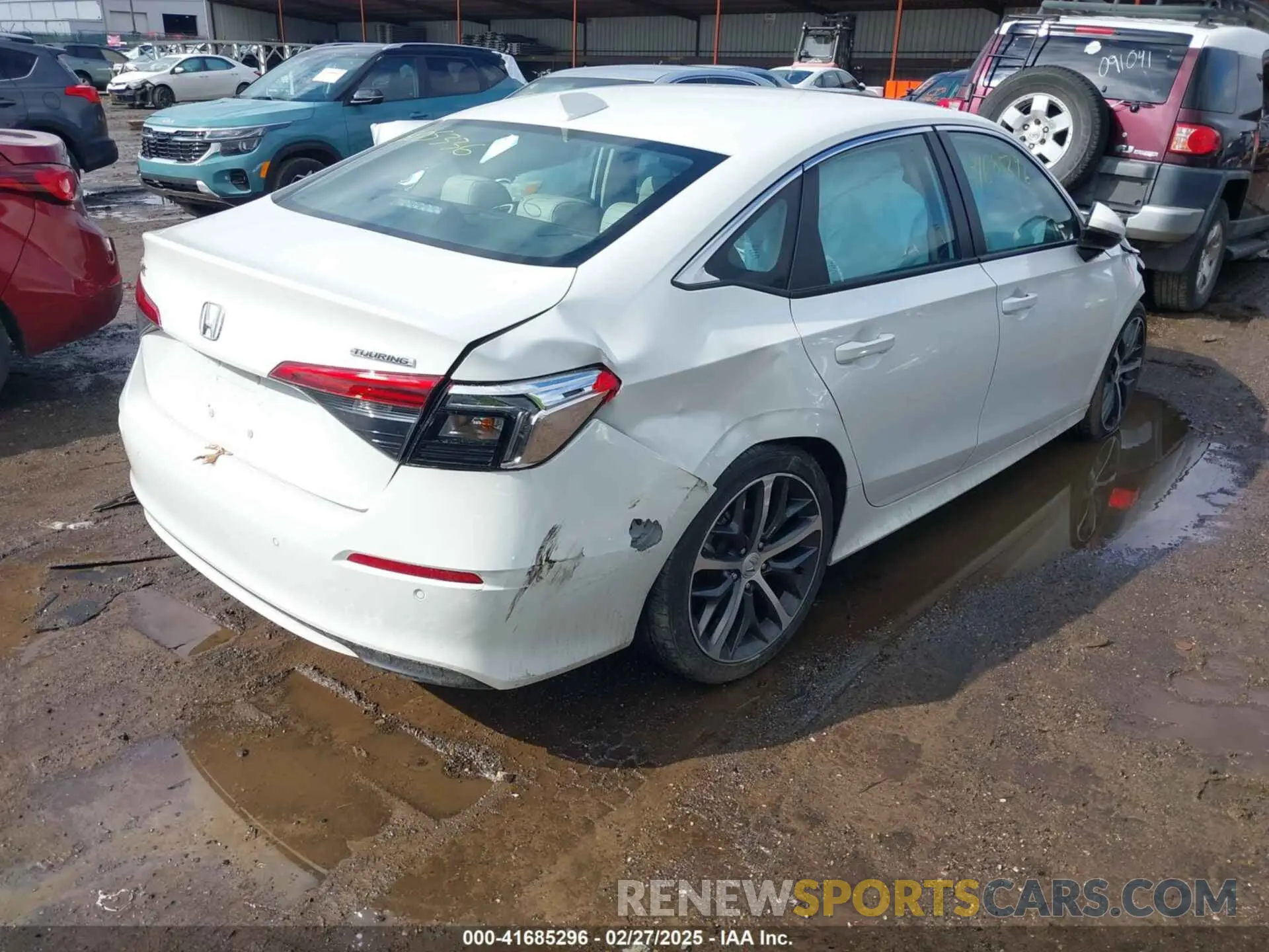4 fotografías del automóvil dañado 2HGFE1F92PH305336 HONDA CIVIC 2023