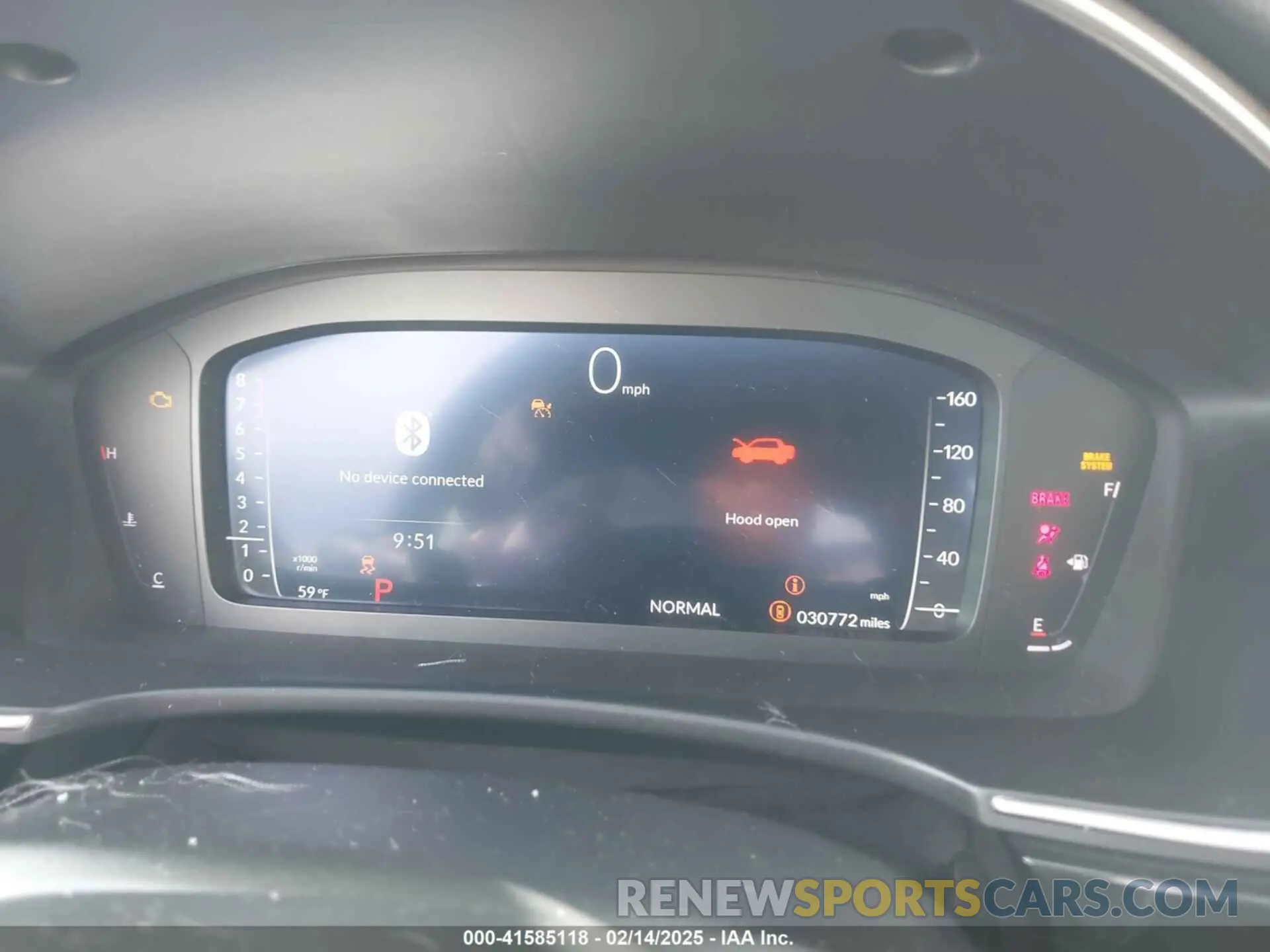 7 fotografías del automóvil dañado 2HGFE1F94PH300428 HONDA CIVIC 2023