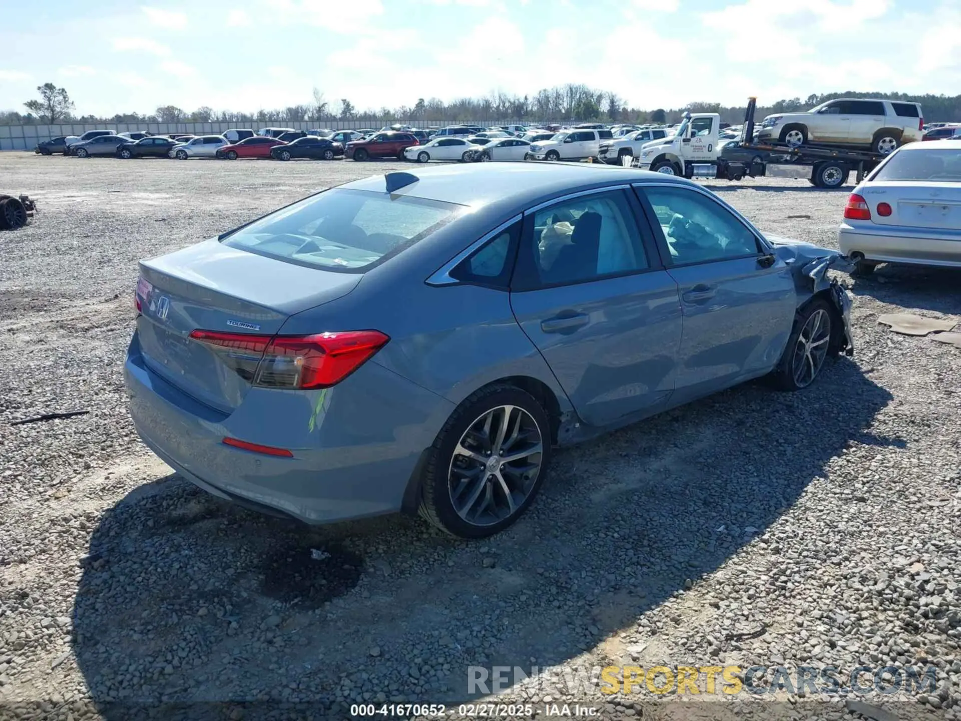 4 fotografías del automóvil dañado 2HGFE1F94PH308397 HONDA CIVIC 2023