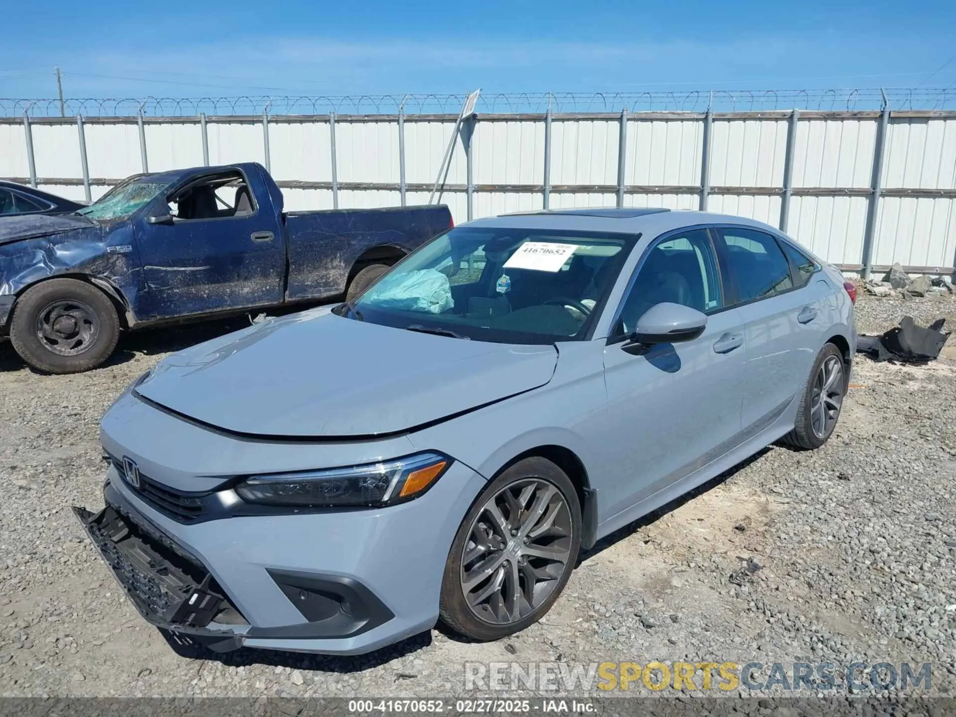 6 fotografías del automóvil dañado 2HGFE1F94PH308397 HONDA CIVIC 2023
