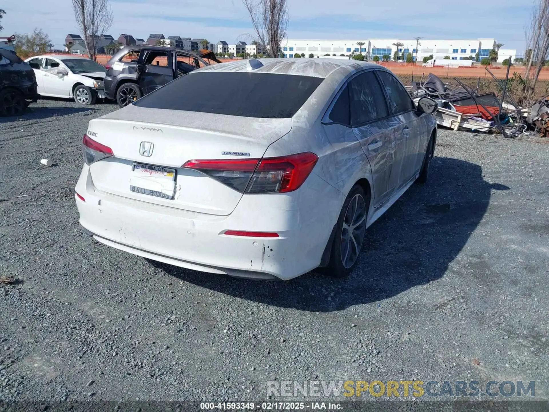 4 fotografías del automóvil dañado 2HGFE1F95PH308070 HONDA CIVIC 2023