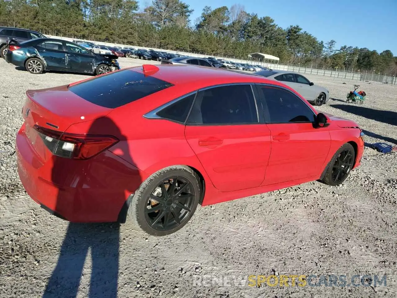3 fotografías del automóvil dañado 2HGFE1F96PH307560 HONDA CIVIC 2023