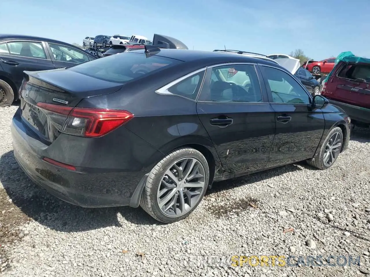 3 fotografías del automóvil dañado 2HGFE1F98PH323825 HONDA CIVIC 2023