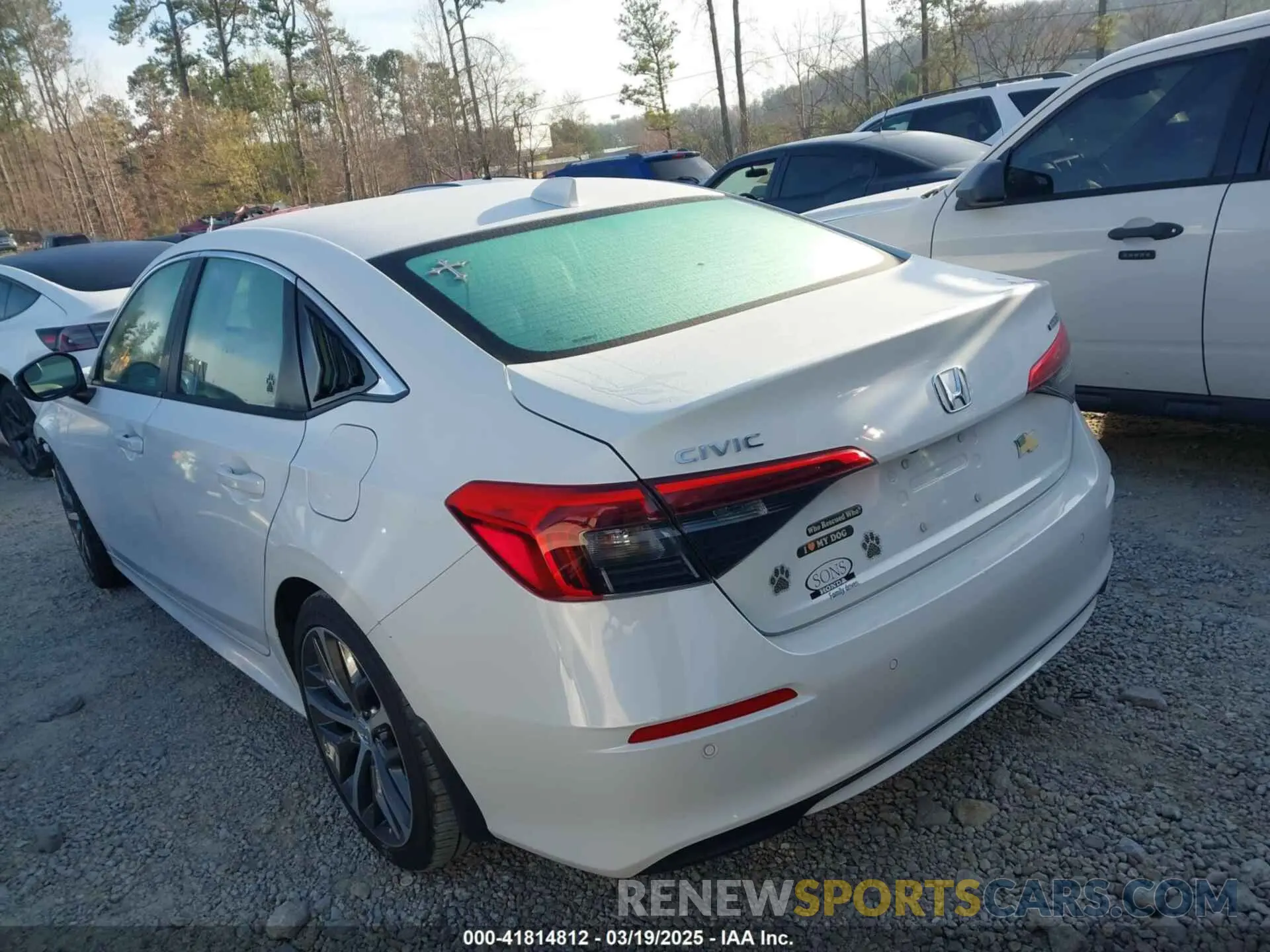 3 fotografías del automóvil dañado 2HGFE1F9XPH313328 HONDA CIVIC 2023