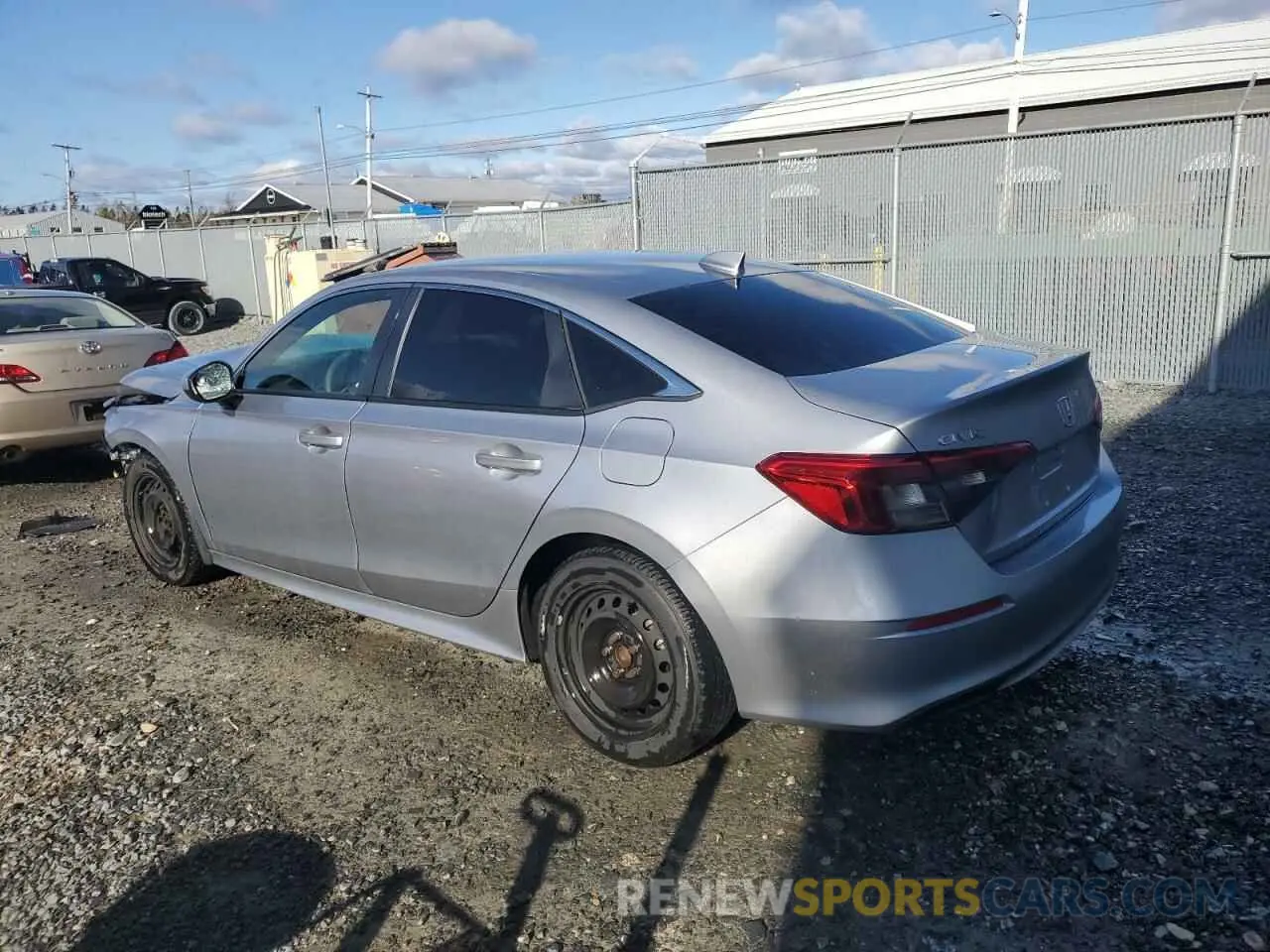 2 fotografías del automóvil dañado 2HGFE2F22PH110474 HONDA CIVIC 2023