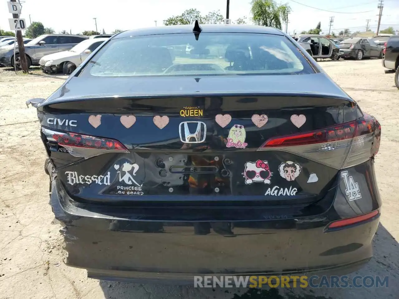 6 fotografías del automóvil dañado 2HGFE2F22PH560769 HONDA CIVIC 2023