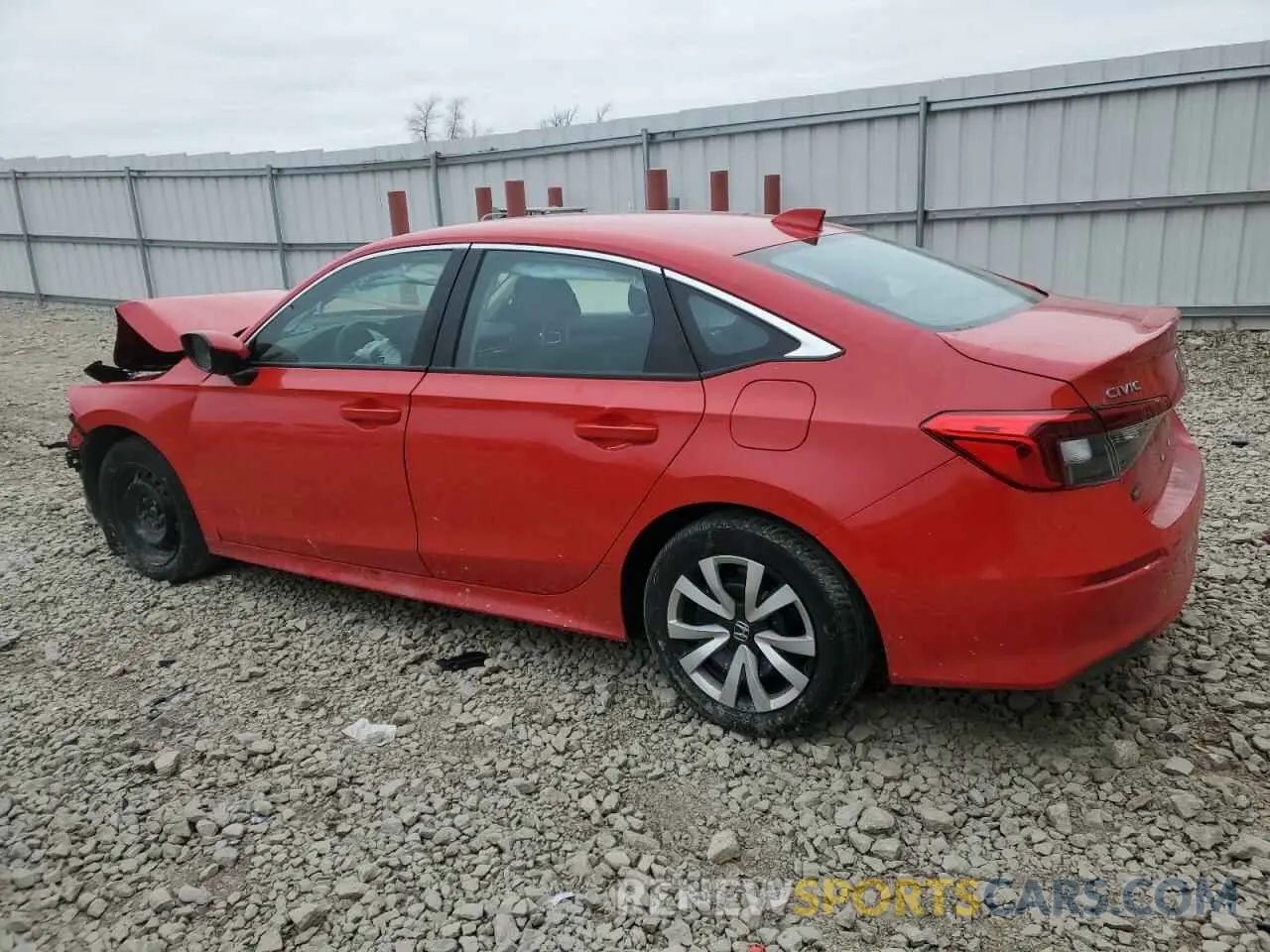 2 fotografías del automóvil dañado 2HGFE2F24PH538742 HONDA CIVIC 2023