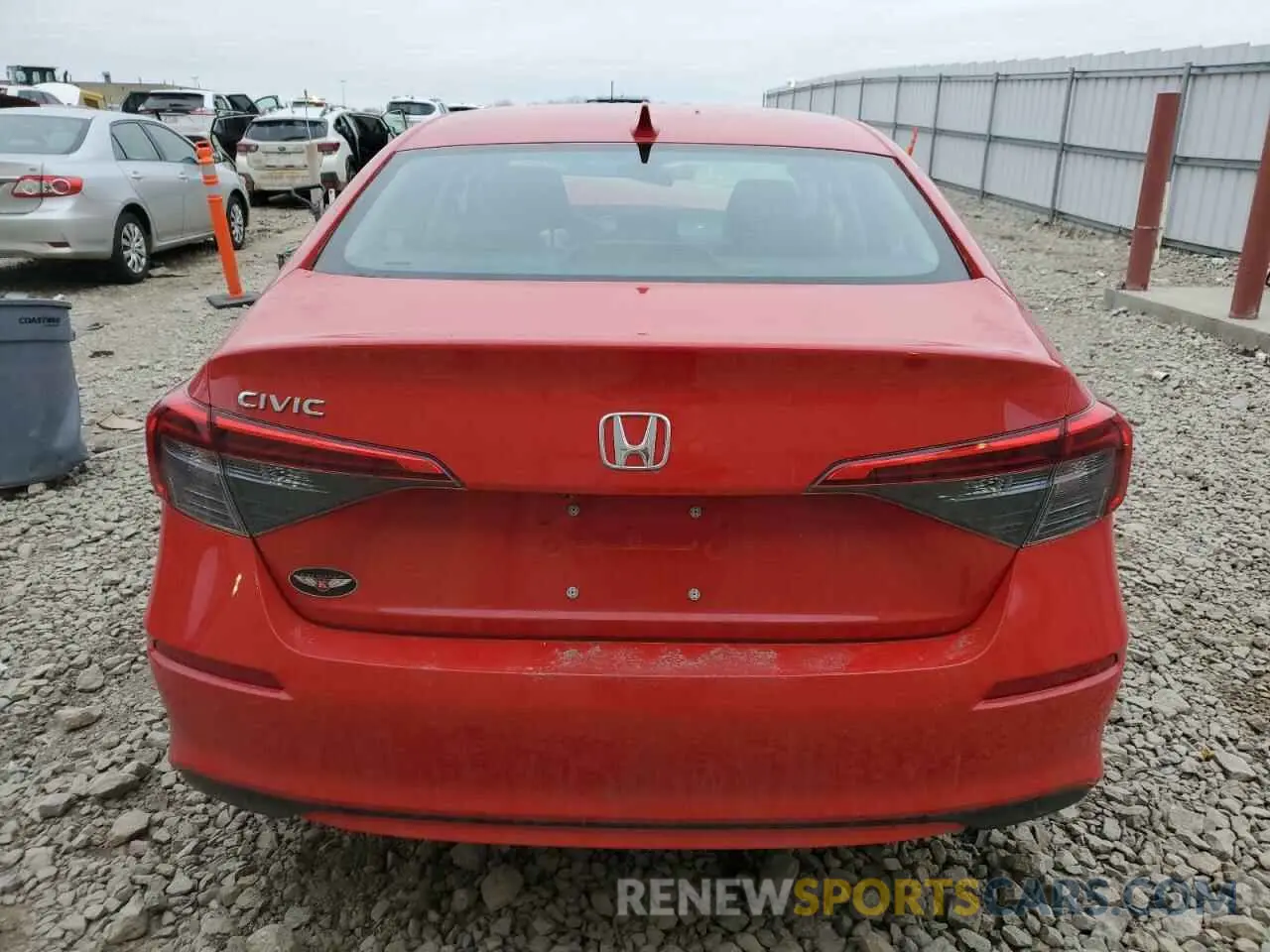 6 fotografías del automóvil dañado 2HGFE2F24PH538742 HONDA CIVIC 2023