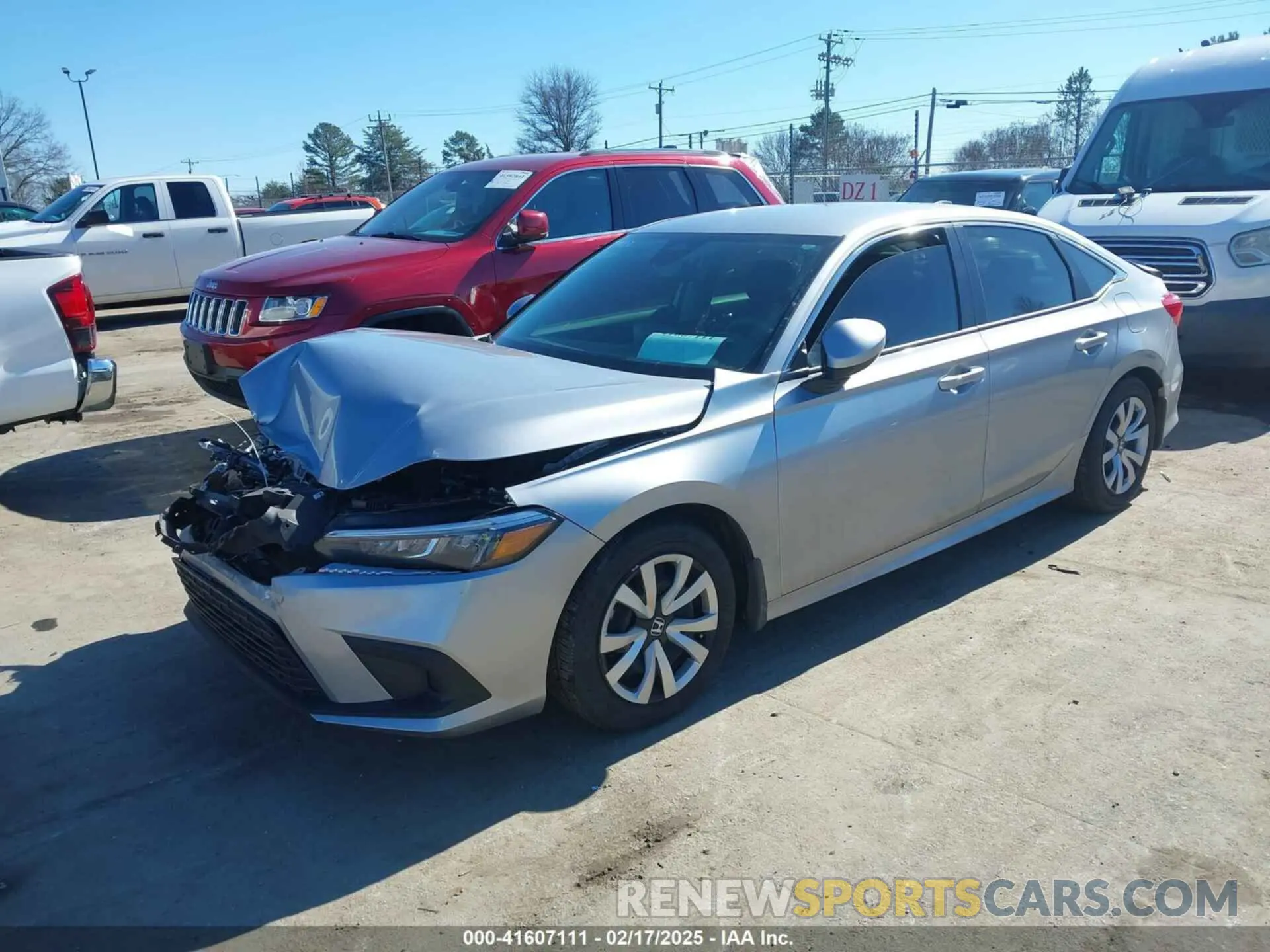2 fotografías del automóvil dañado 2HGFE2F27PH569614 HONDA CIVIC 2023