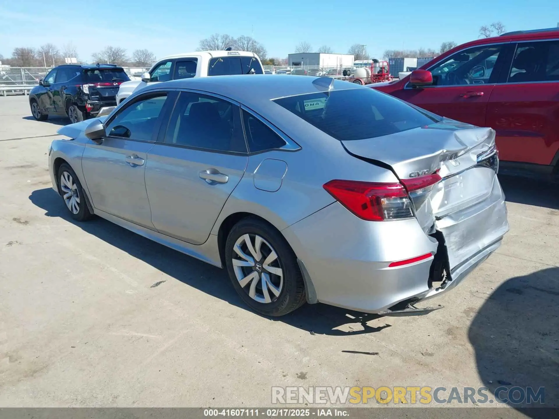 3 fotografías del automóvil dañado 2HGFE2F27PH569614 HONDA CIVIC 2023