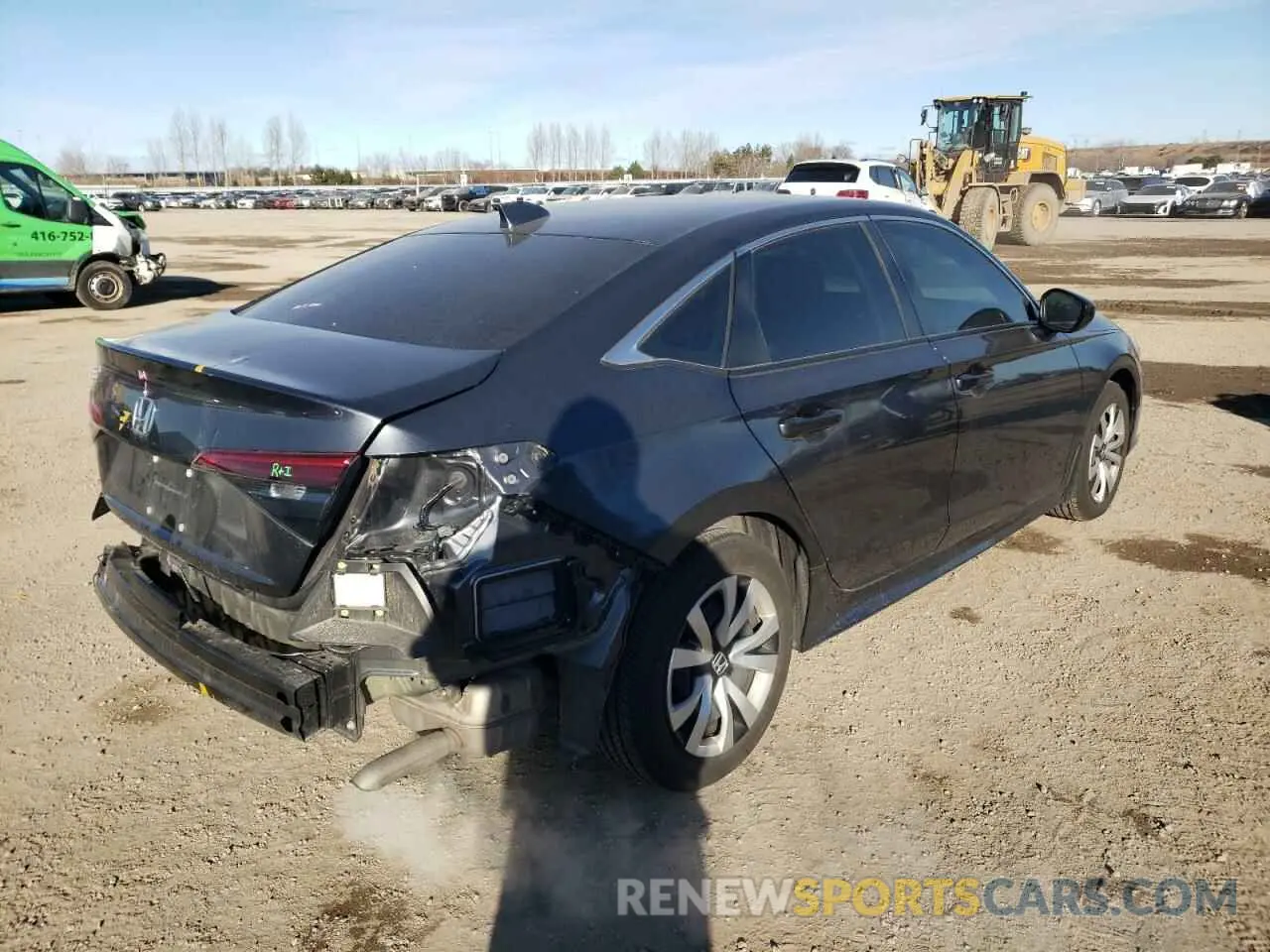 3 fotografías del automóvil dañado 2HGFE2F28PH112407 HONDA CIVIC 2023