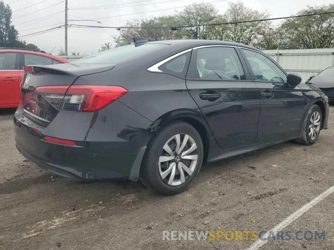 3 fotografías del automóvil dañado 2HGFE2F28PH535844 HONDA CIVIC 2023