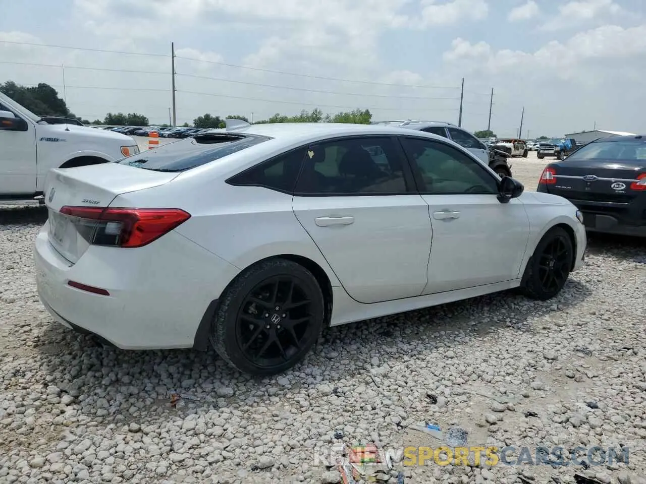 3 fotografías del automóvil dañado 2HGFE2F50PH504730 HONDA CIVIC 2023