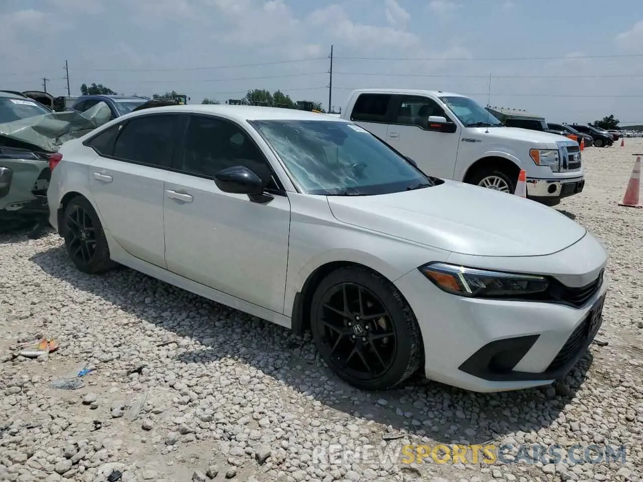4 fotografías del automóvil dañado 2HGFE2F50PH504730 HONDA CIVIC 2023