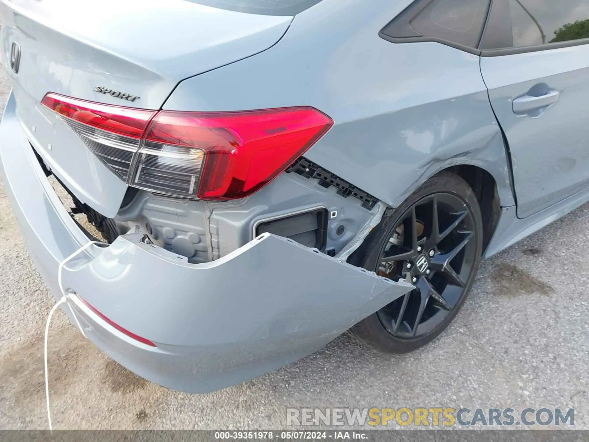 6 fotografías del automóvil dañado 2HGFE2F50PH513931 HONDA CIVIC 2023