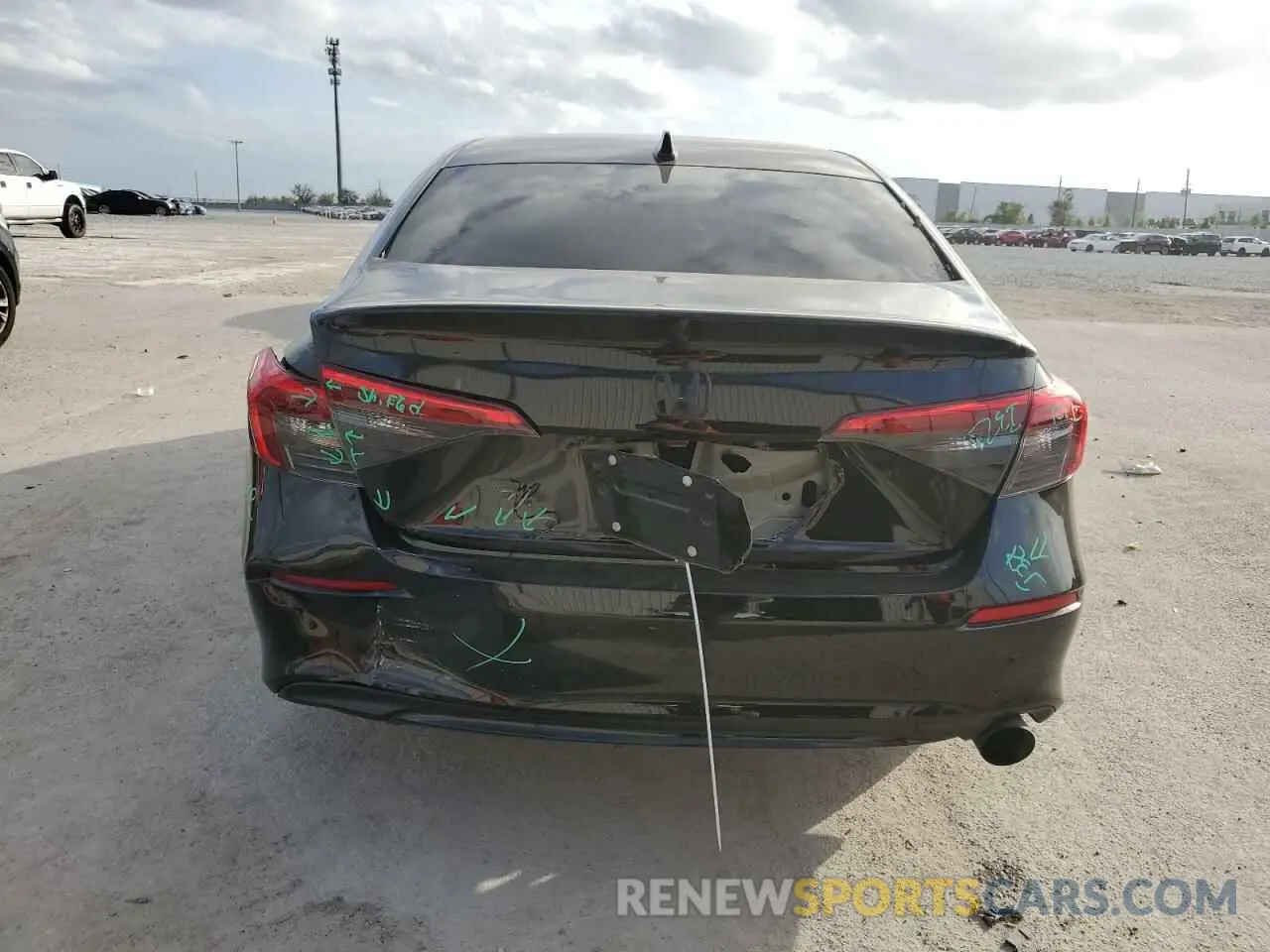 6 fotografías del automóvil dañado 2HGFE2F50PH564524 HONDA CIVIC 2023