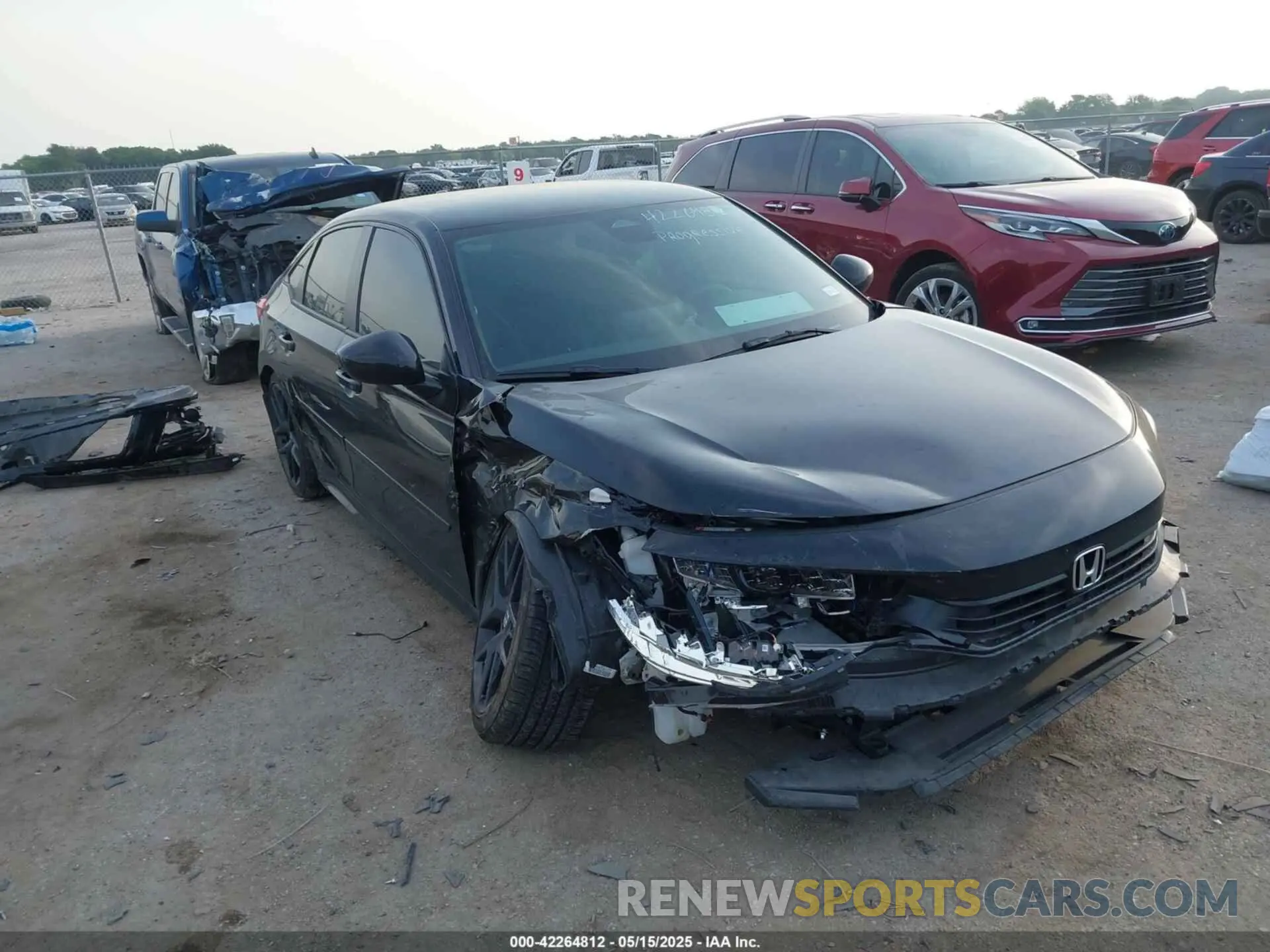 1 fotografías del automóvil dañado 2HGFE2F51PH503134 HONDA CIVIC 2023