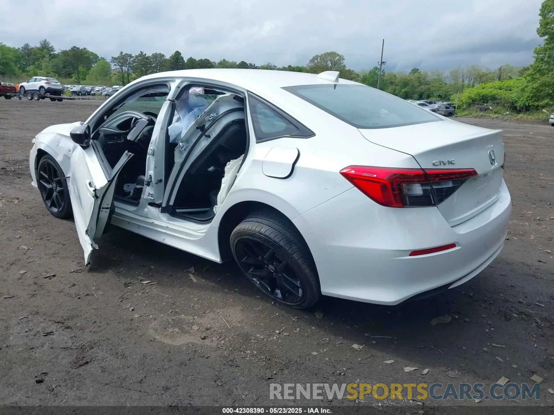 3 fotografías del automóvil dañado 2HGFE2F51PH525005 HONDA CIVIC 2023