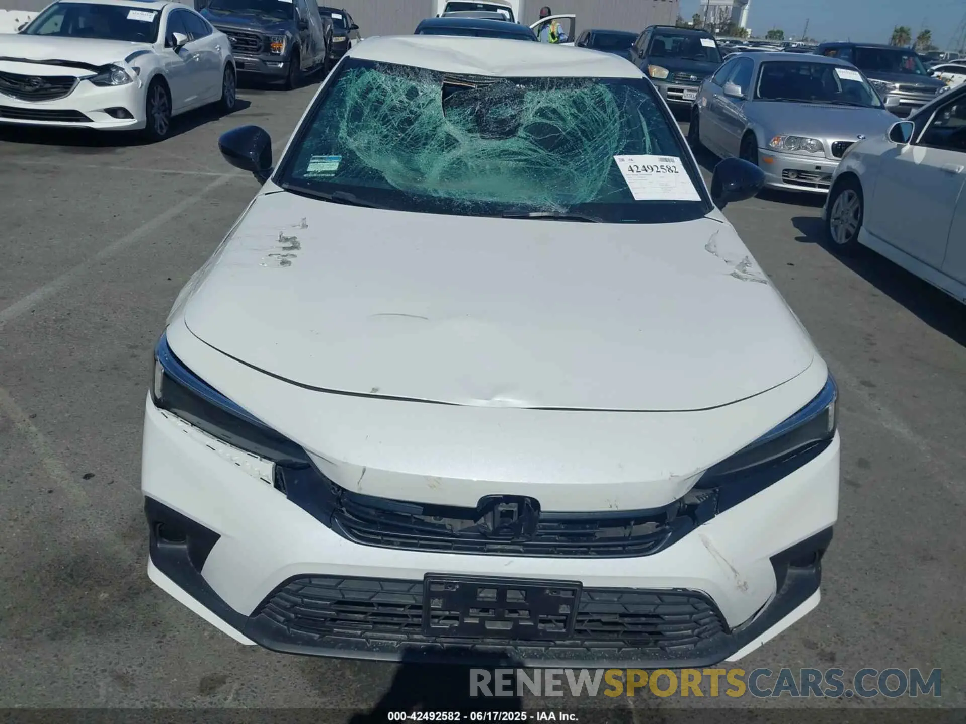 6 fotografías del automóvil dañado 2HGFE2F51PH563060 HONDA CIVIC 2023