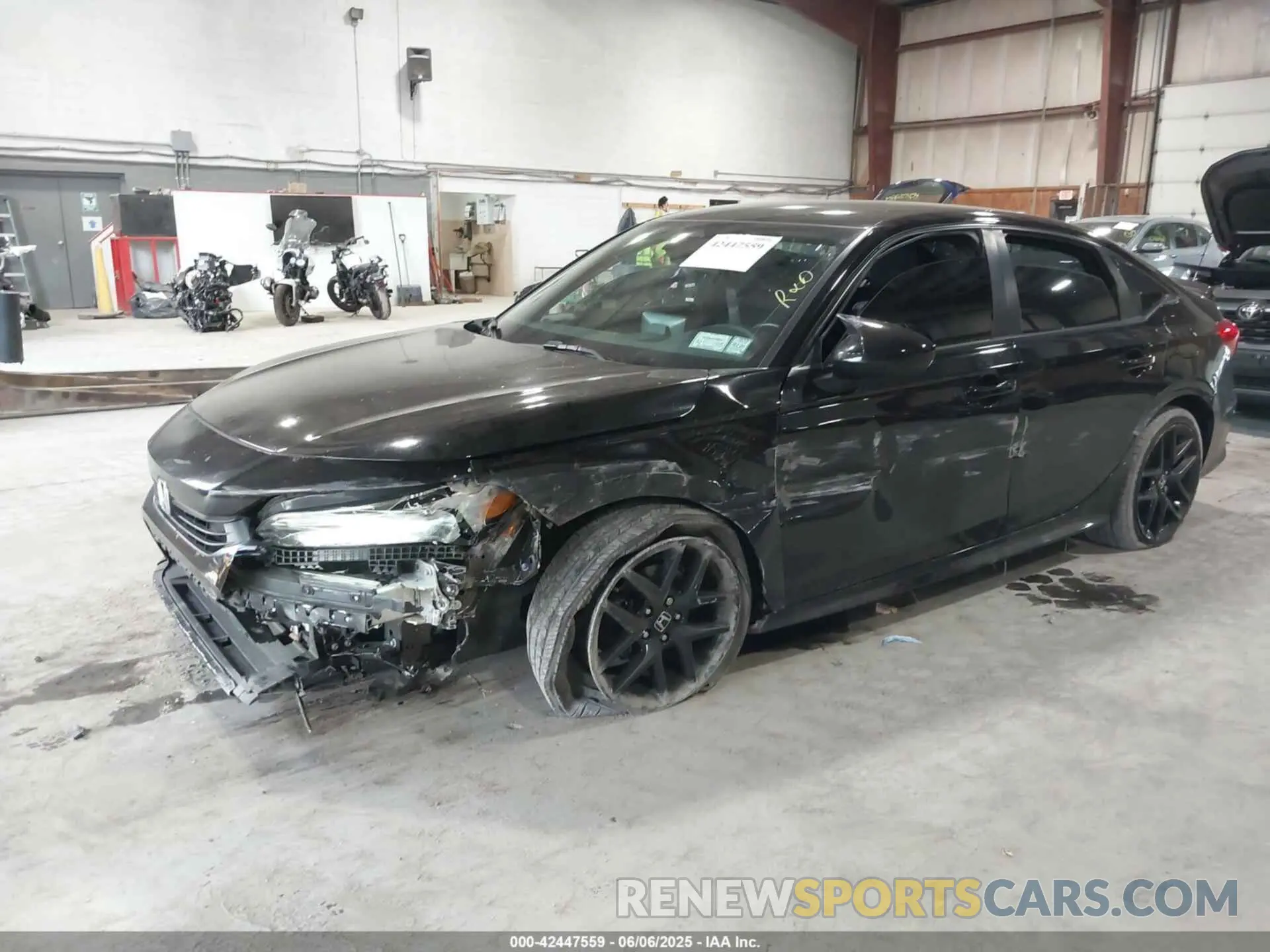 6 fotografías del automóvil dañado 2HGFE2F52PH505538 HONDA CIVIC 2023