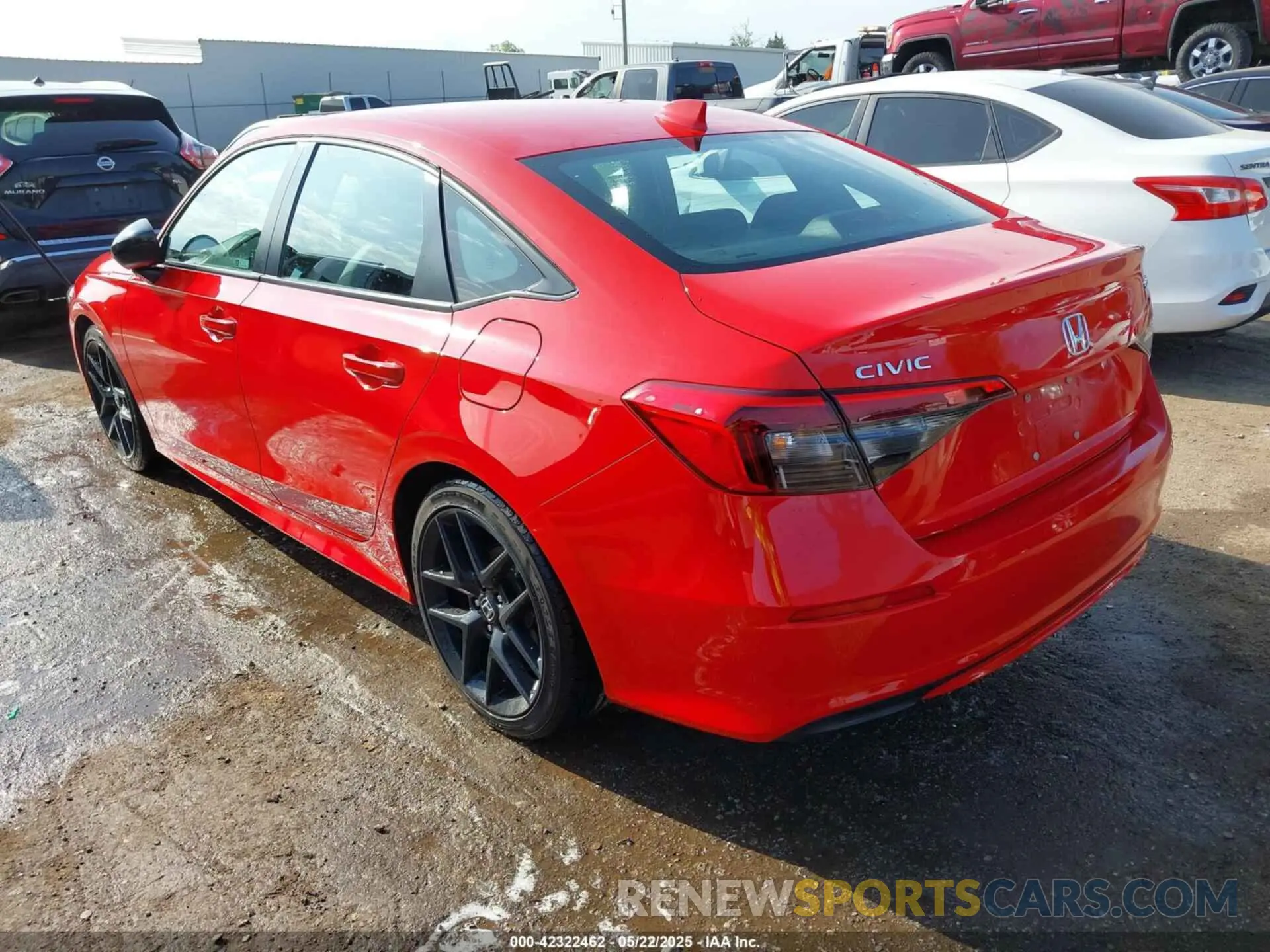3 fotografías del automóvil dañado 2HGFE2F52PH531055 HONDA CIVIC 2023