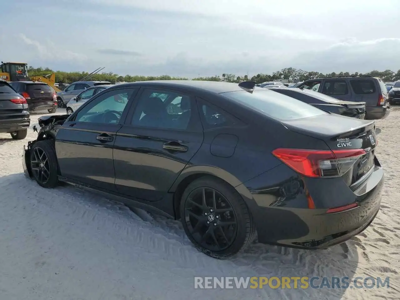2 fotografías del automóvil dañado 2HGFE2F52PH563228 HONDA CIVIC 2023