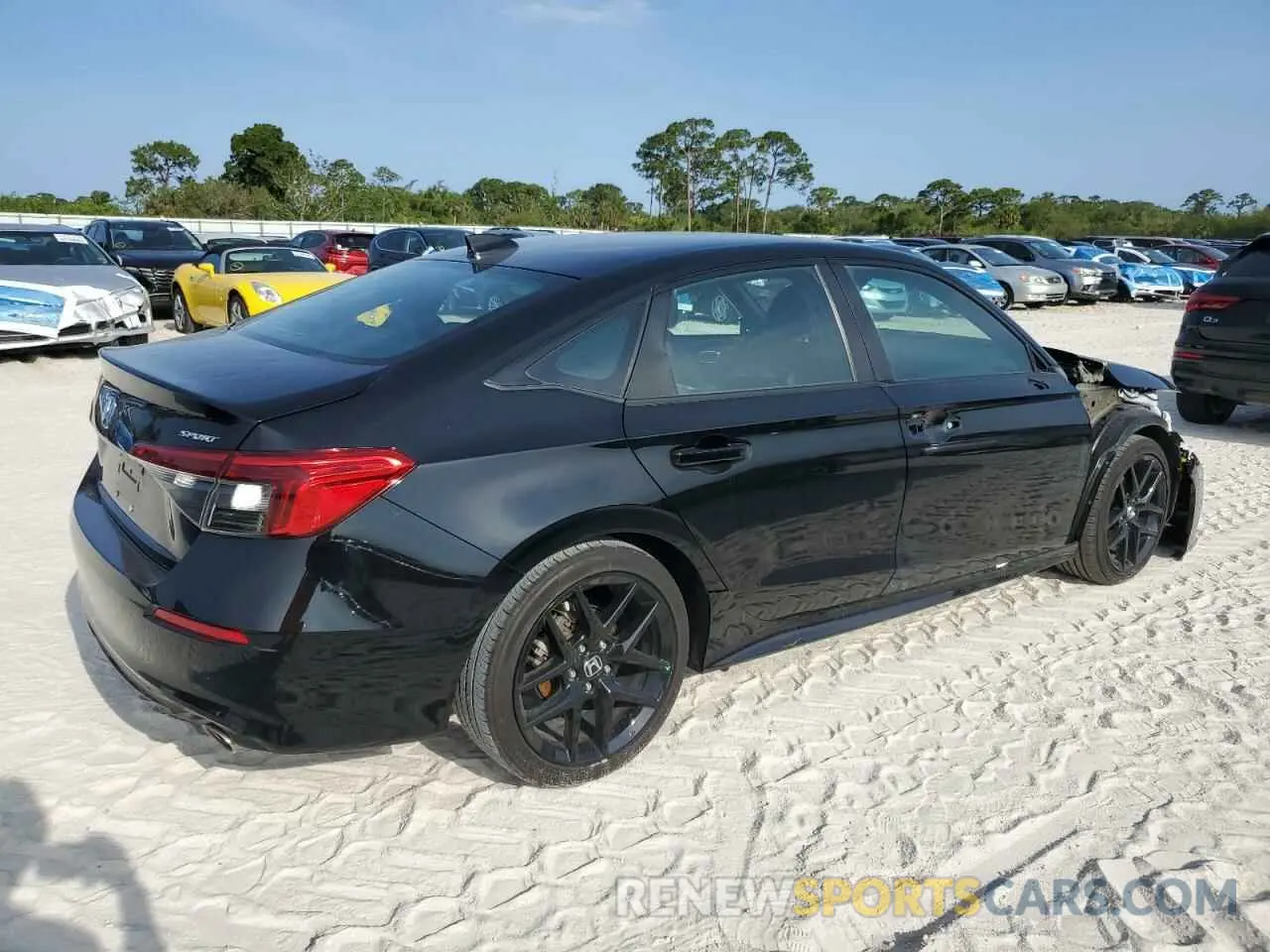 3 fotografías del automóvil dañado 2HGFE2F52PH563228 HONDA CIVIC 2023