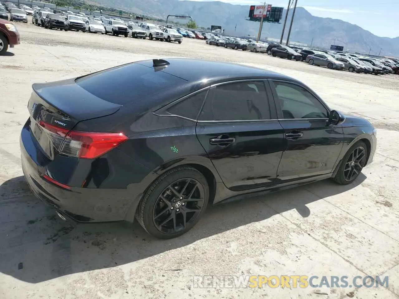 3 fotografías del automóvil dañado 2HGFE2F52PH565500 HONDA CIVIC 2023