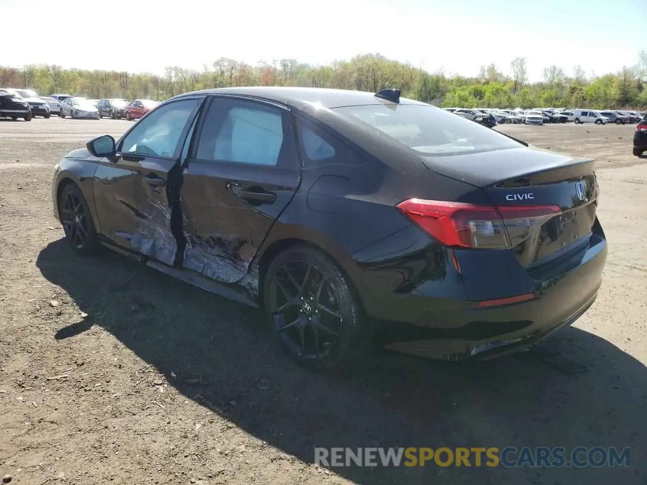 2 fotografías del automóvil dañado 2HGFE2F53PH530898 HONDA CIVIC 2023