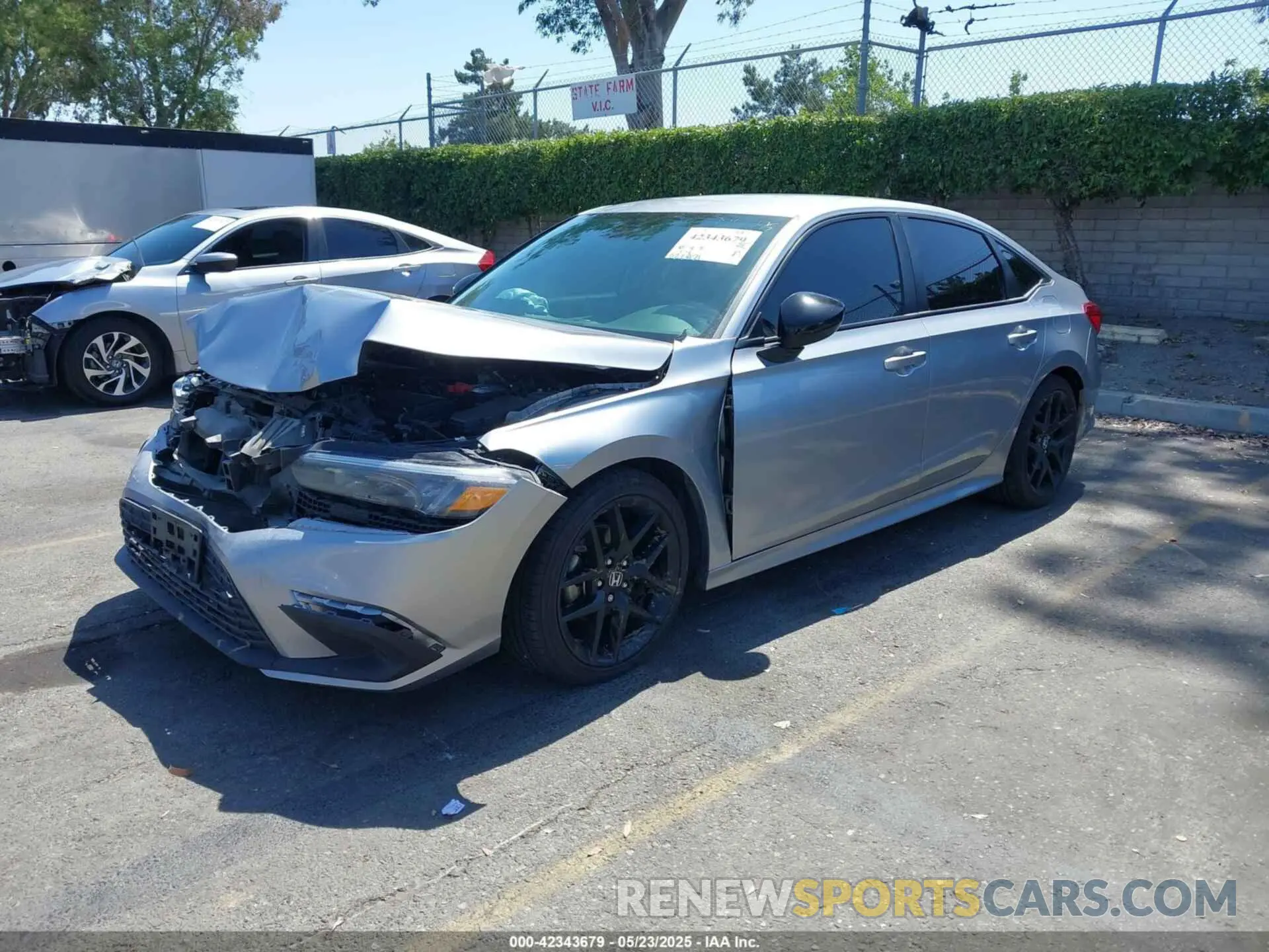 2 fotografías del automóvil dañado 2HGFE2F53PH544381 HONDA CIVIC 2023