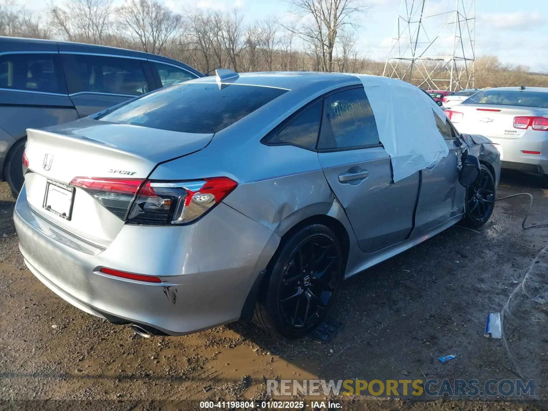 4 fotografías del automóvil dañado 2HGFE2F53PH556255 HONDA CIVIC 2023