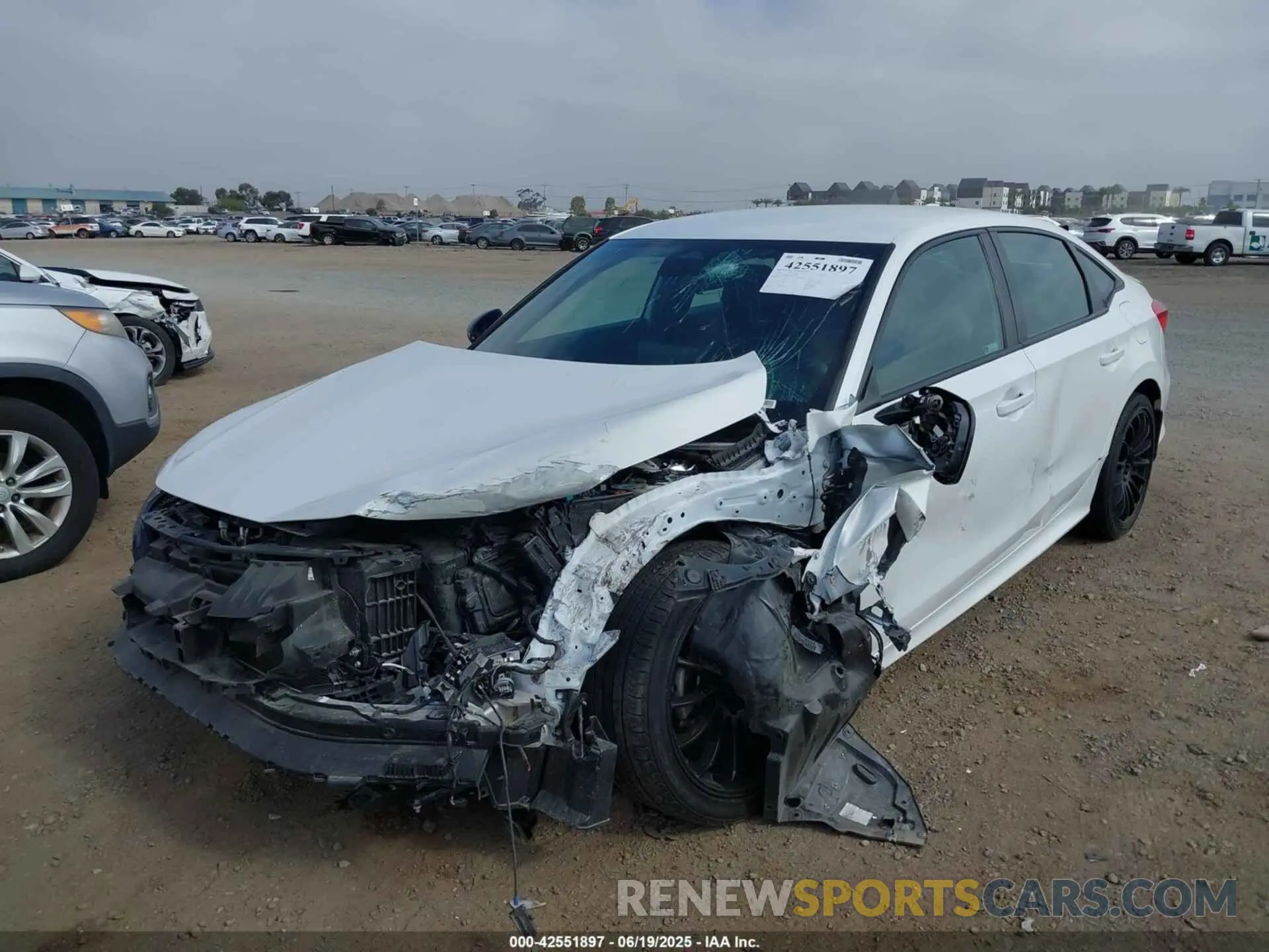 6 fotografías del automóvil dañado 2HGFE2F54PH510109 HONDA CIVIC 2023