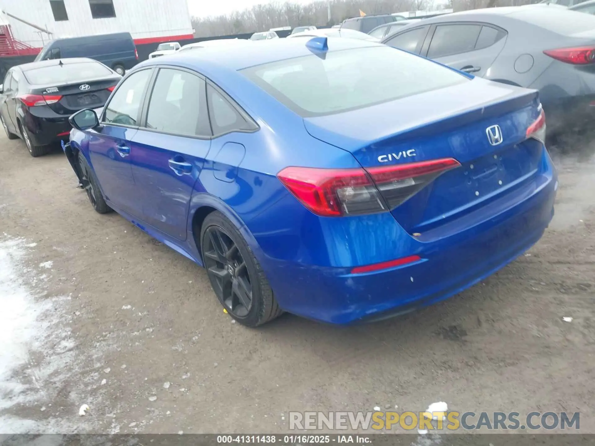 3 fotografías del automóvil dañado 2HGFE2F54PH528335 HONDA CIVIC 2023