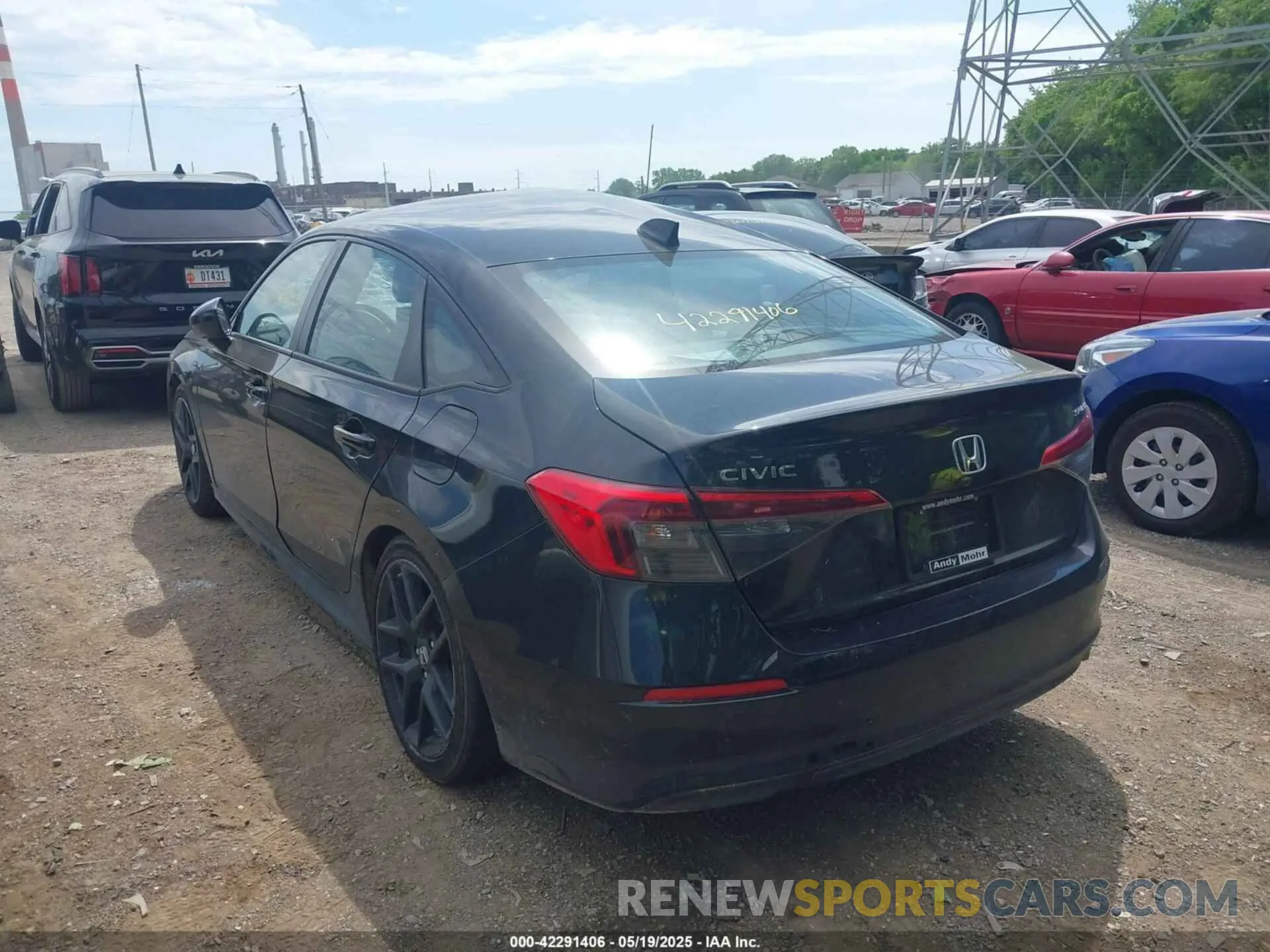3 fotografías del automóvil dañado 2HGFE2F54PH552263 HONDA CIVIC 2023
