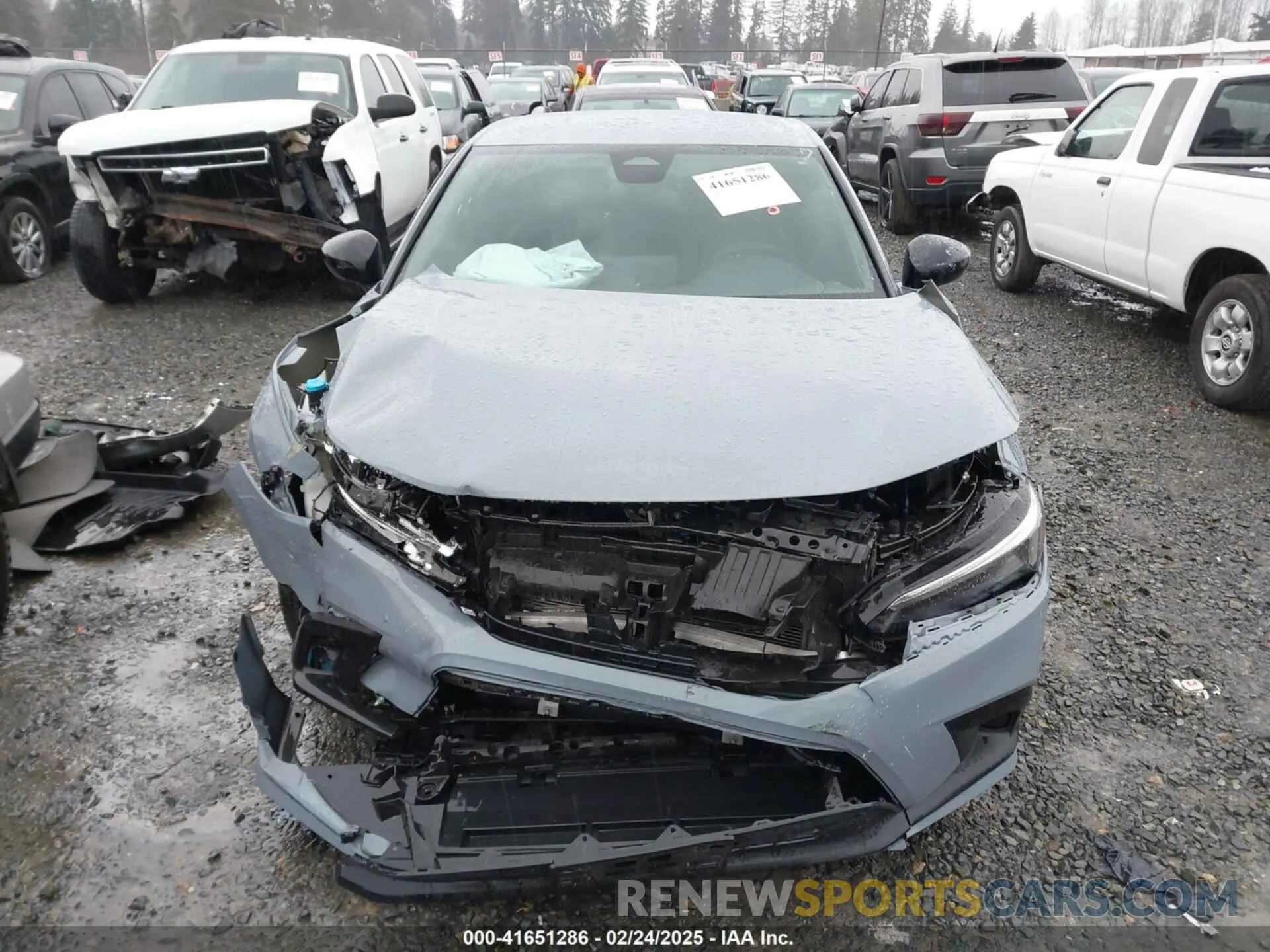 12 fotografías del automóvil dañado 2HGFE2F54PH556796 HONDA CIVIC 2023