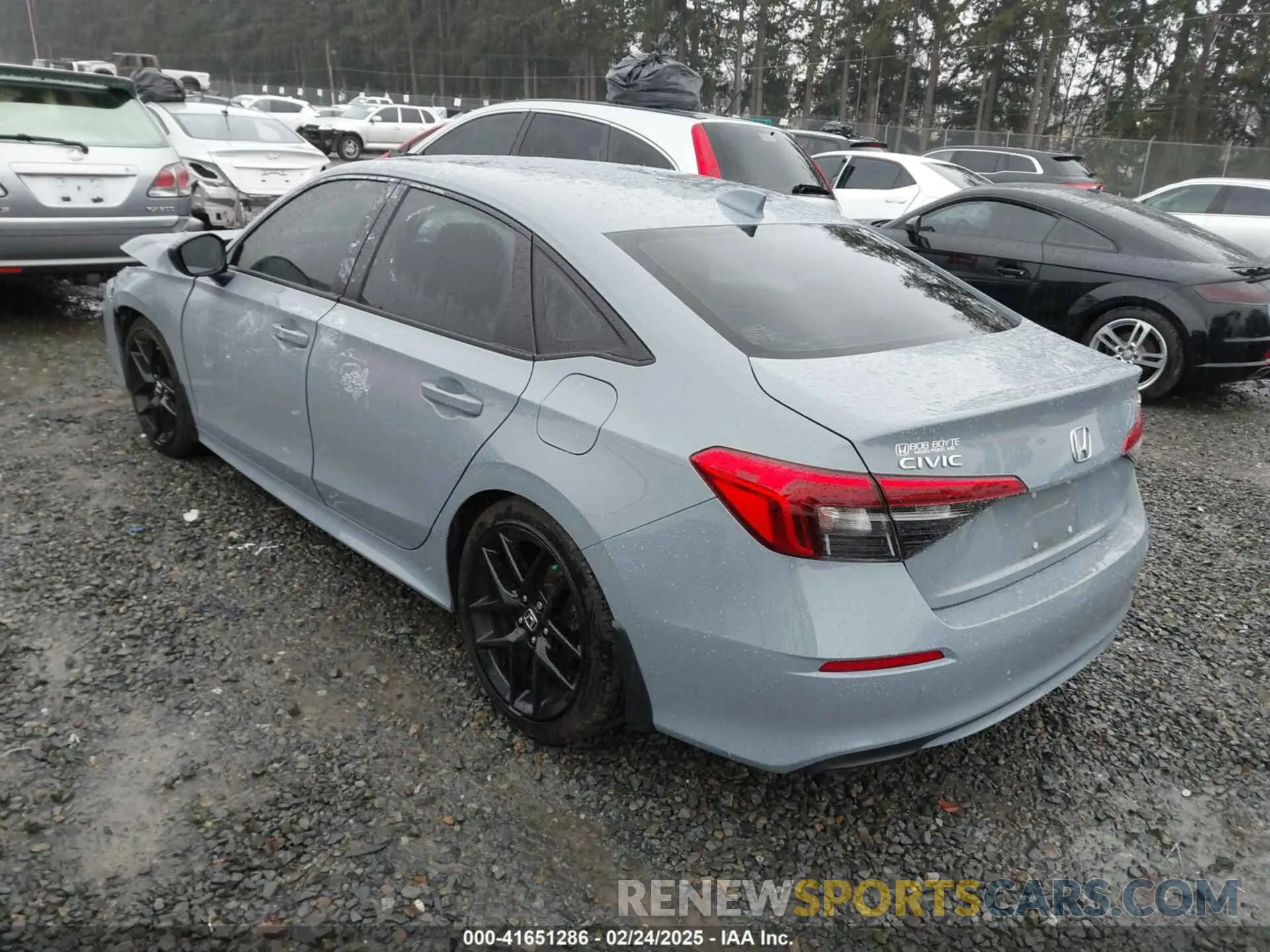 3 fotografías del automóvil dañado 2HGFE2F54PH556796 HONDA CIVIC 2023