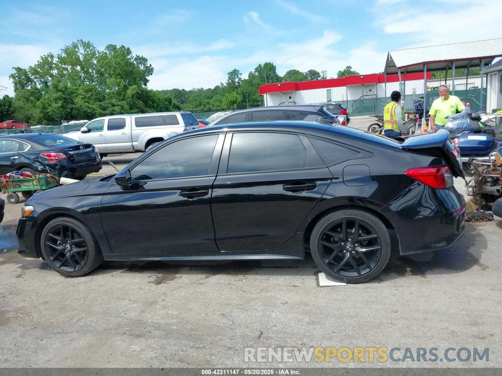14 fotografías del automóvil dañado 2HGFE2F54PH558774 HONDA CIVIC 2023