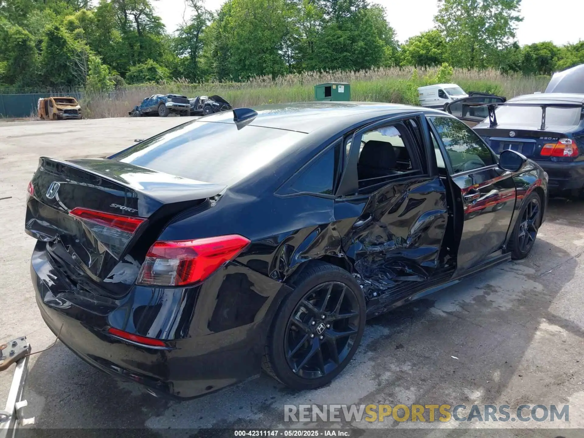 4 fotografías del automóvil dañado 2HGFE2F54PH558774 HONDA CIVIC 2023