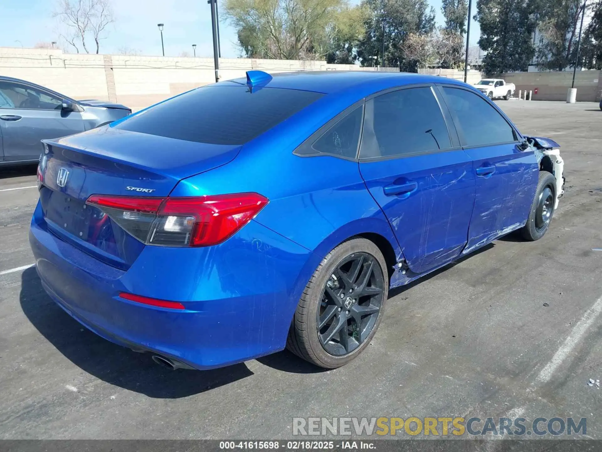 4 fotografías del automóvil dañado 2HGFE2F55PH525606 HONDA CIVIC 2023