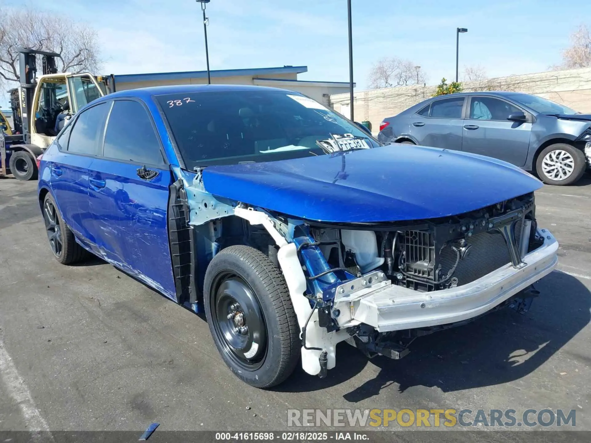 6 fotografías del automóvil dañado 2HGFE2F55PH525606 HONDA CIVIC 2023
