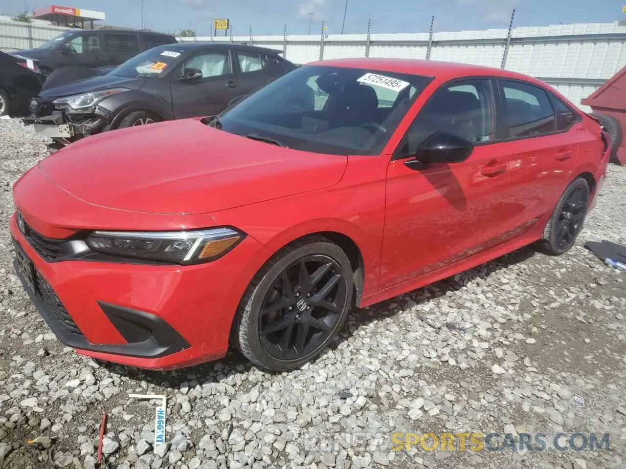 1 fotografías del automóvil dañado 2HGFE2F55PH527758 HONDA CIVIC 2023