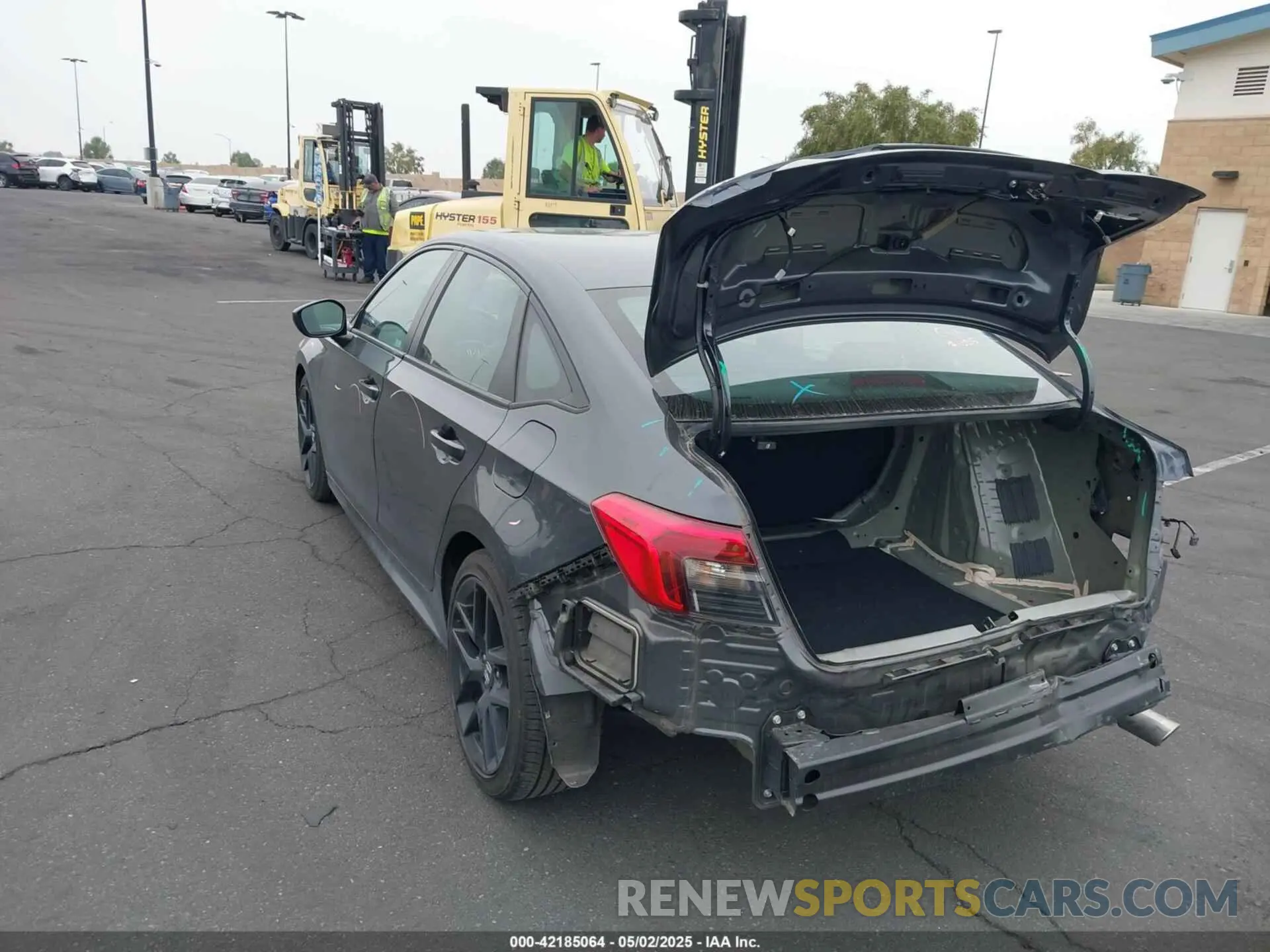 3 fotografías del automóvil dañado 2HGFE2F55PH565880 HONDA CIVIC 2023