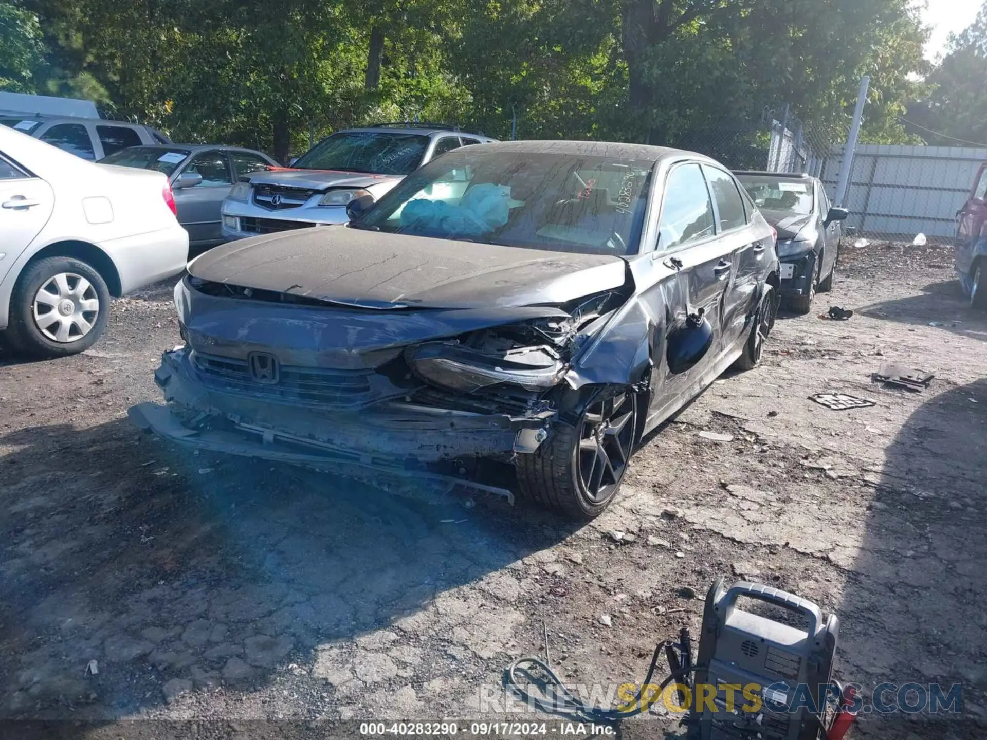 2 fotografías del automóvil dañado 2HGFE2F56PH511052 HONDA CIVIC 2023