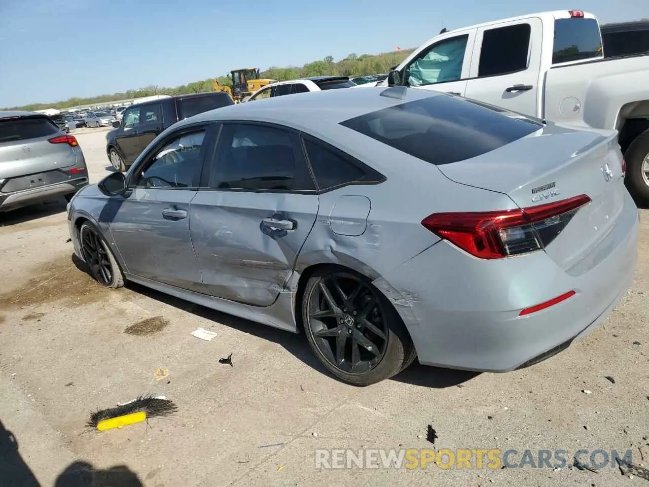 2 fotografías del automóvil dañado 2HGFE2F56PH518969 HONDA CIVIC 2023